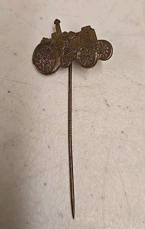 Antique 2.5″ Brass Advance-Rumley La Porte IN Advertising Tractor Stick Pin