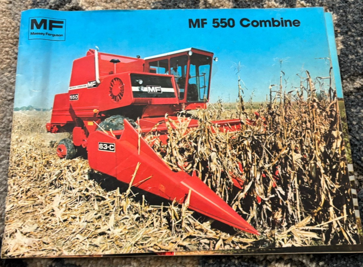 Massey Ferguson 550 Combine Brochure AMIL26