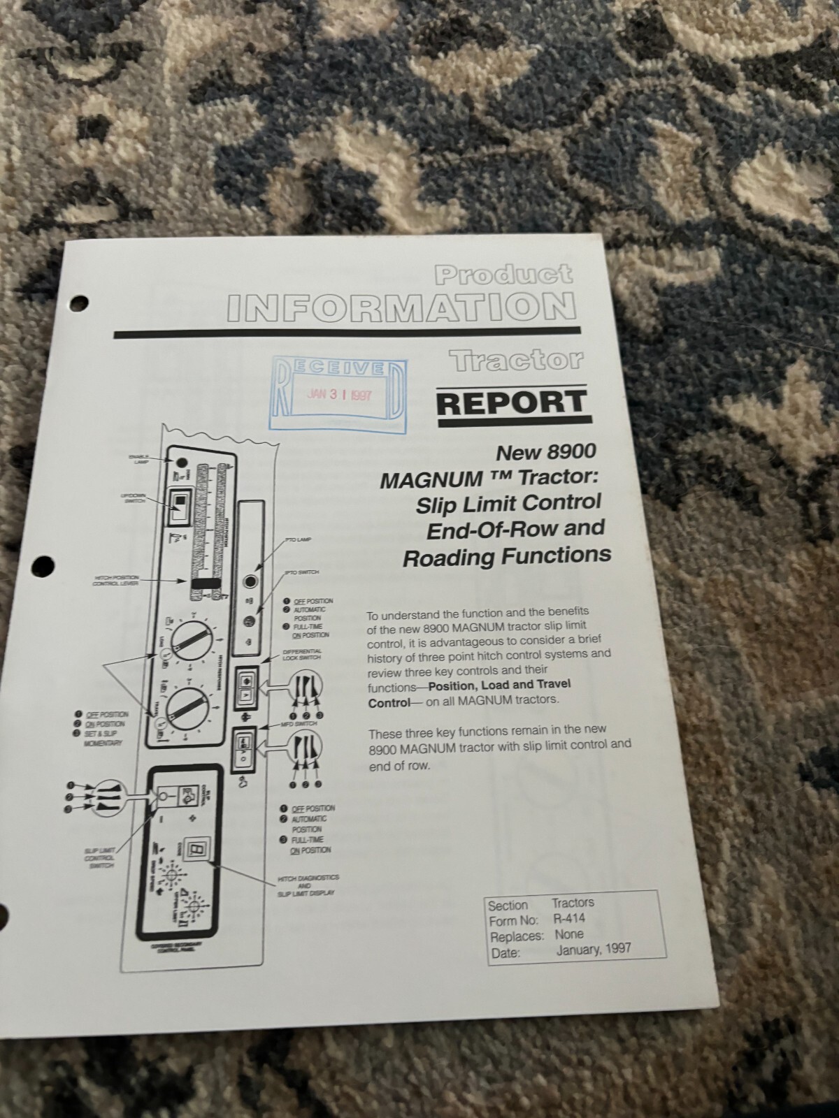 Case International Product Information 8900 Magnum Tractor Brochure FCCA24