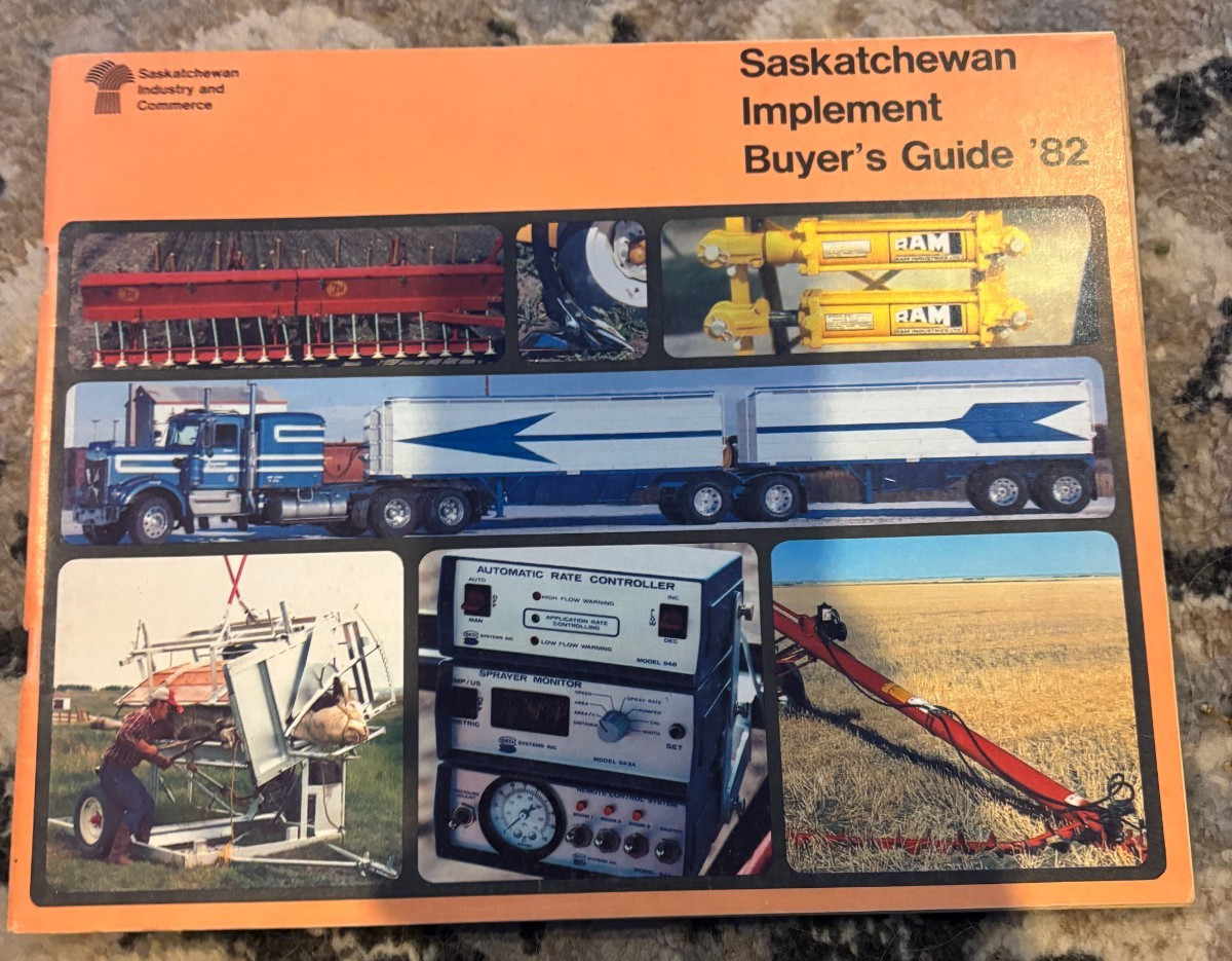 Saskatchewan Farm Implement Buyer’s Guide For 1982 Brochure FCCA25