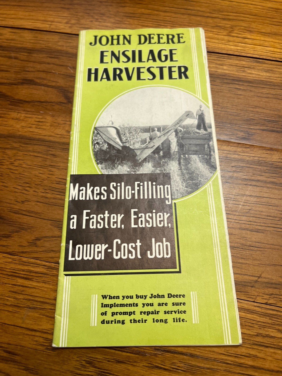 John Deere Ensilage Harvester For 1936 Brochure FCCA
