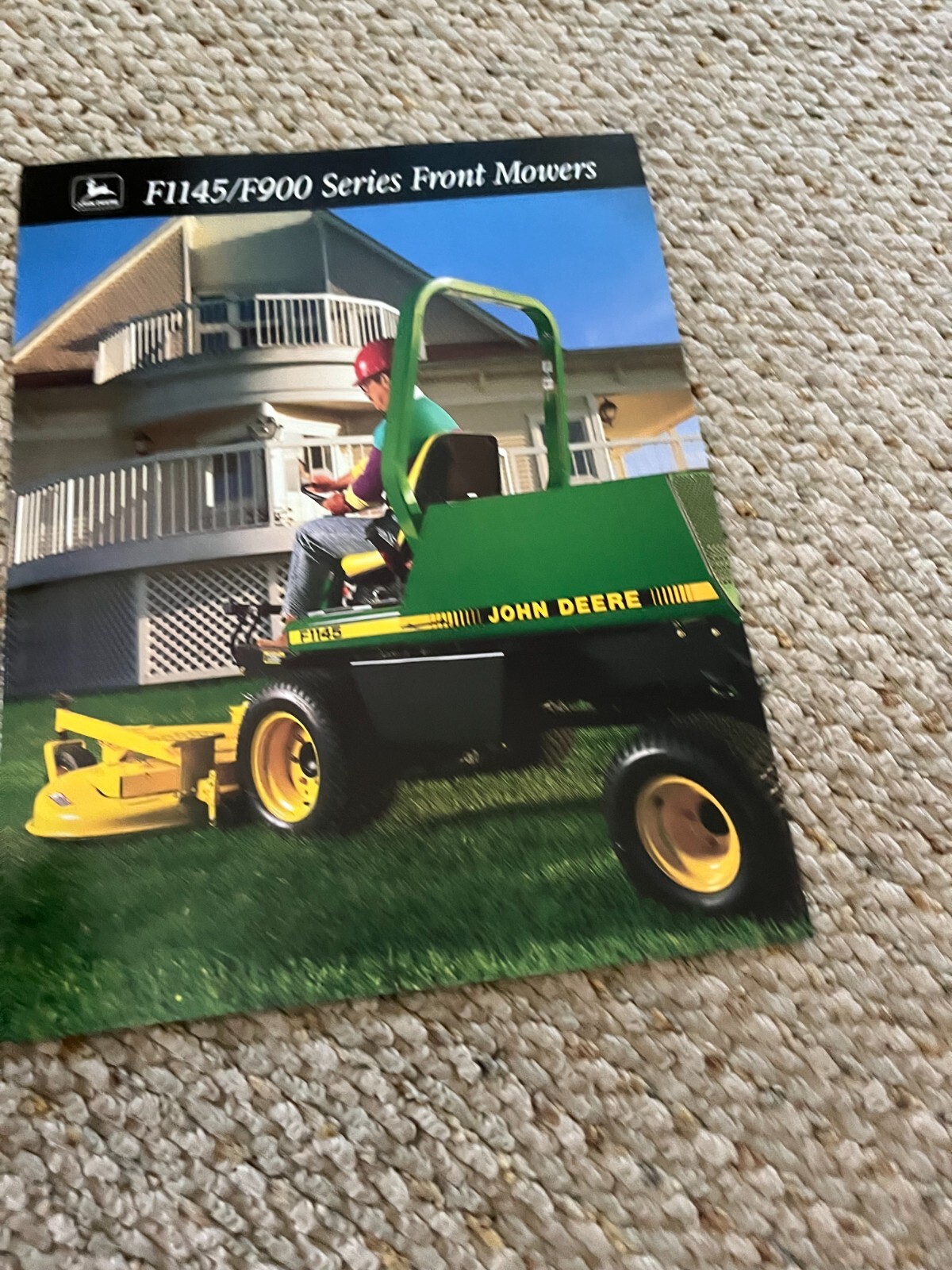John Deere F1145 F900 Front Mowers for 1994 Brochure FCCA