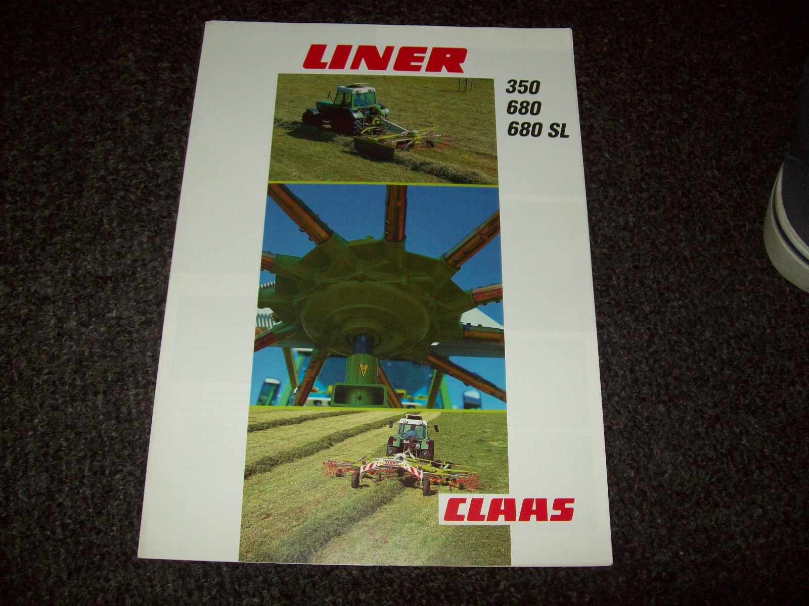 CLAAS LINER 350 680 680 SL BROCHURE AD LITERATURE