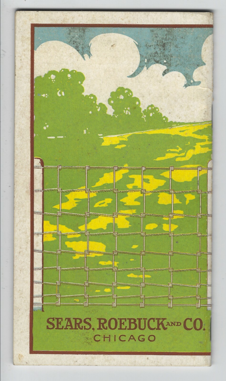 Sears Roebuck & Co, Wire Fencing Catalog Circa 1900