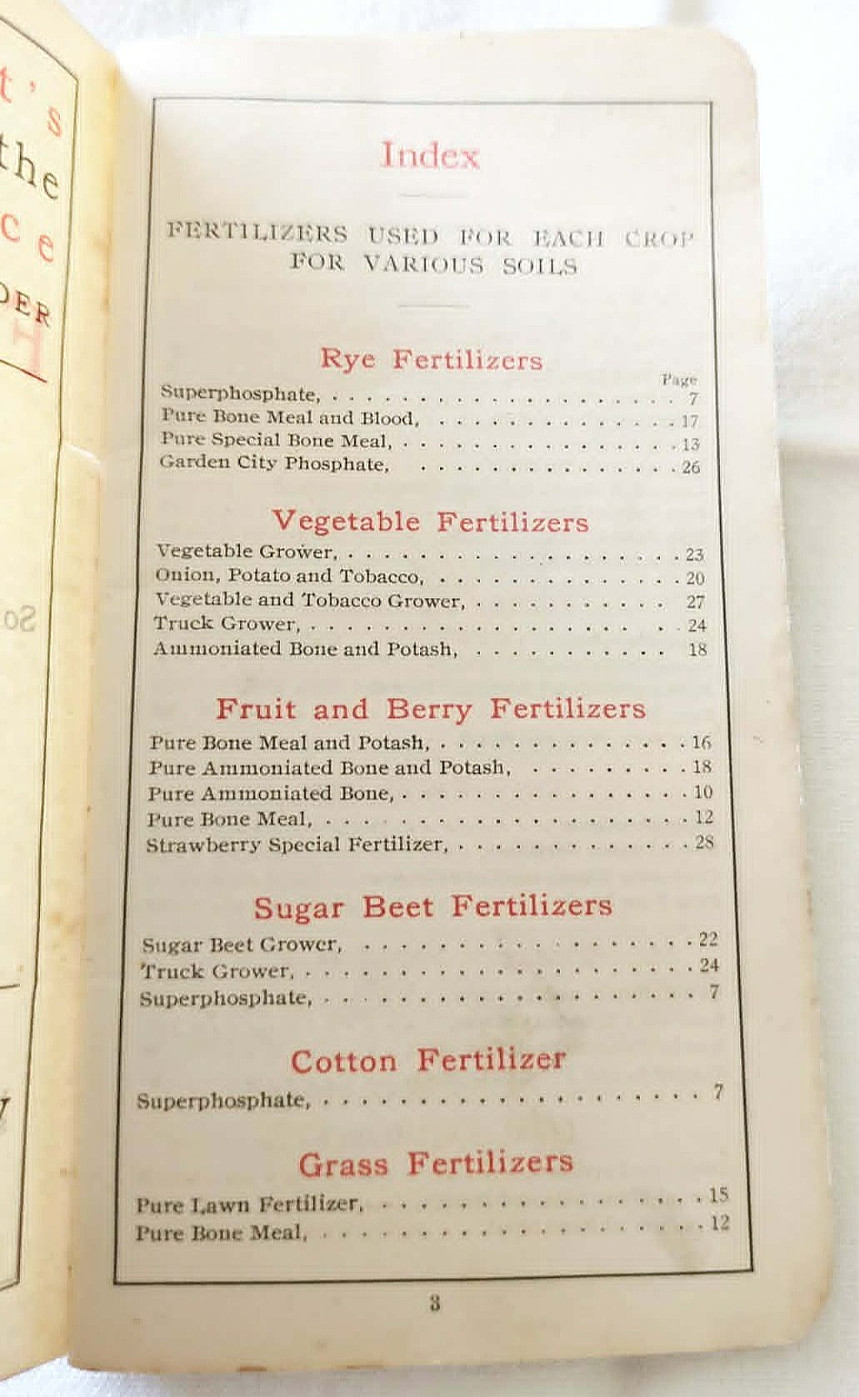 RARE 1908-1909 Swift & Company Fertilizer “Bone And Blood” Farmers Pocket Guide