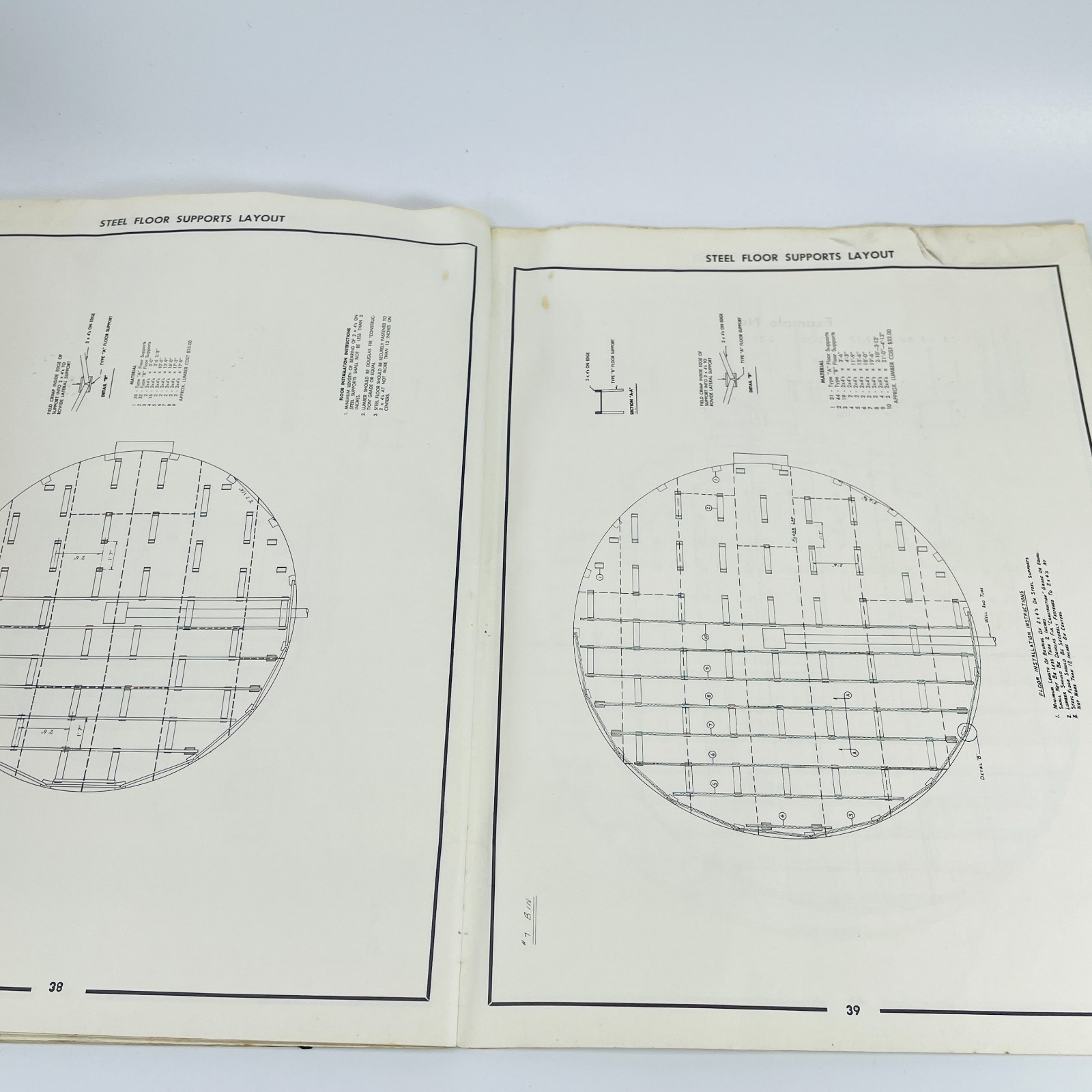 Vintage 1967 Chief Grain Bin ERECTION MANUAL Big Chief Grand Island NE Farm Ag