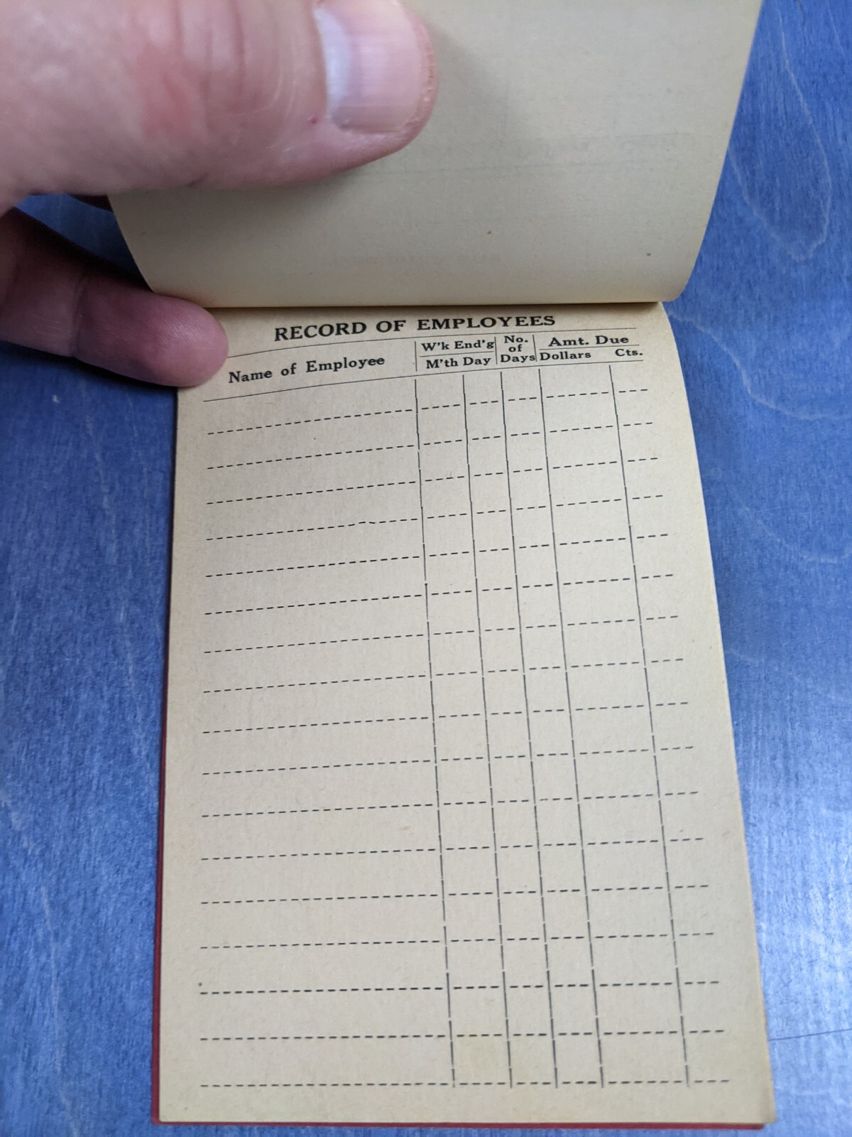 Hudson Hill & Co Black Canvas H-H Belt – Vintage 1938 Thresherman’s Account Book