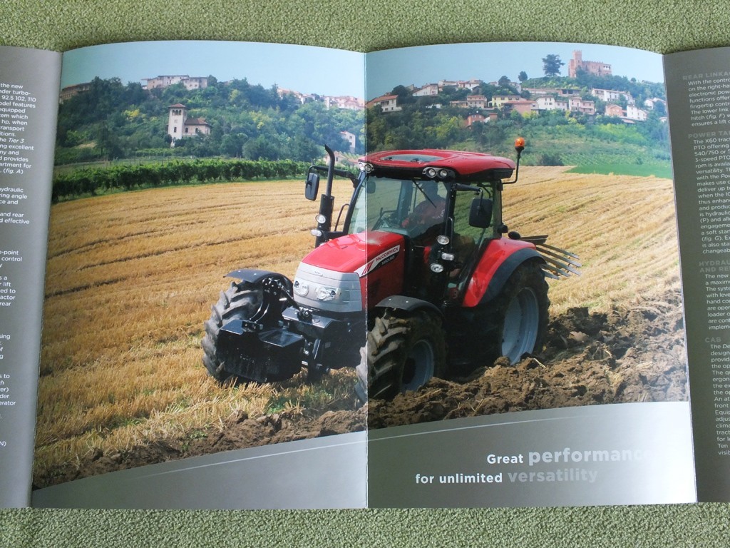 McCORMICK X60 Universal Tractor Farm Equipment Brochure 2011