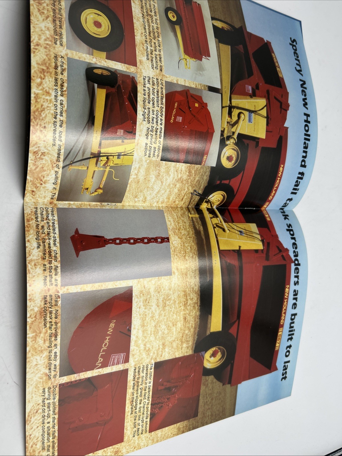 Farm Equipment Brochure – New Holland – 663 667 668 Flail Tank Spreader