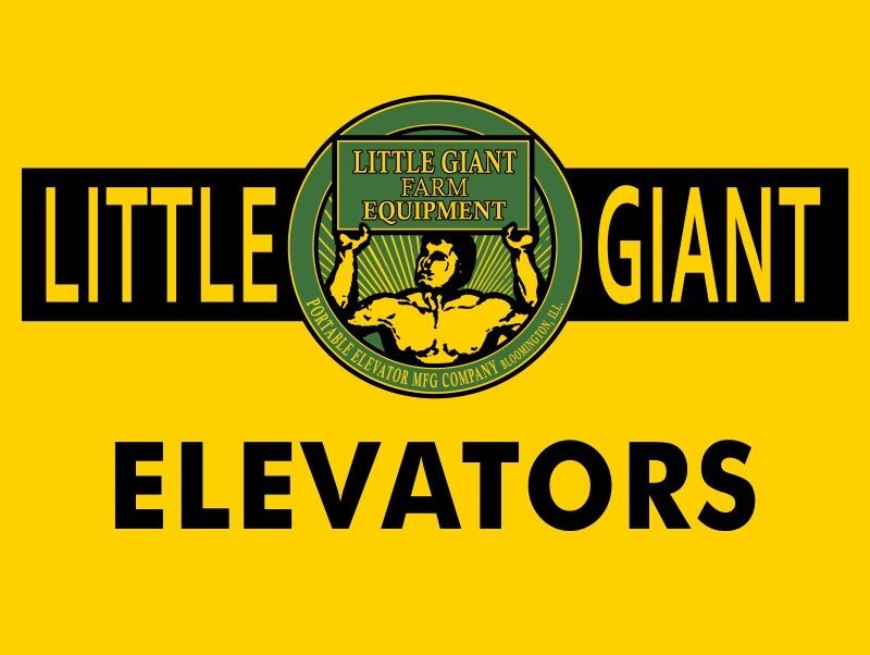 Little Giant Portable Grain Elevators NEW Sign 24×30″ USA STEEL XL Size