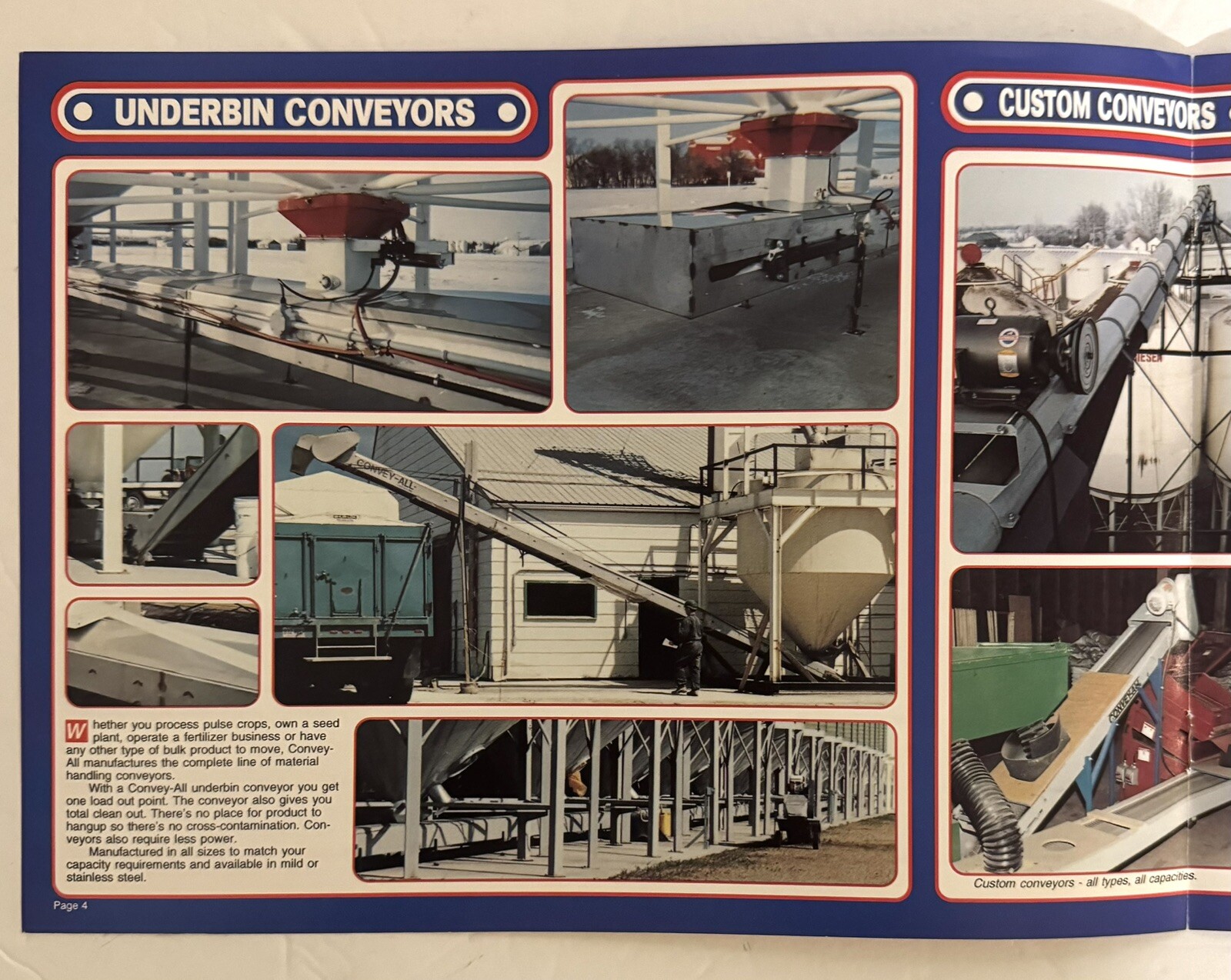 Vintage 1990’s Agricultural Farm Equipment Convey-All Product Catalog Tenders