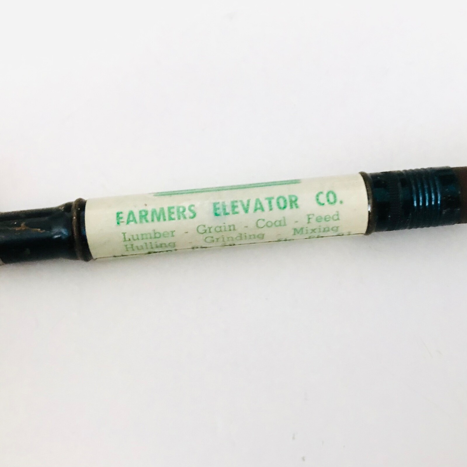 1930-50s Felco Farmer’s Elevator Co. George IA Bullet Pencil Lumber Grain Coal