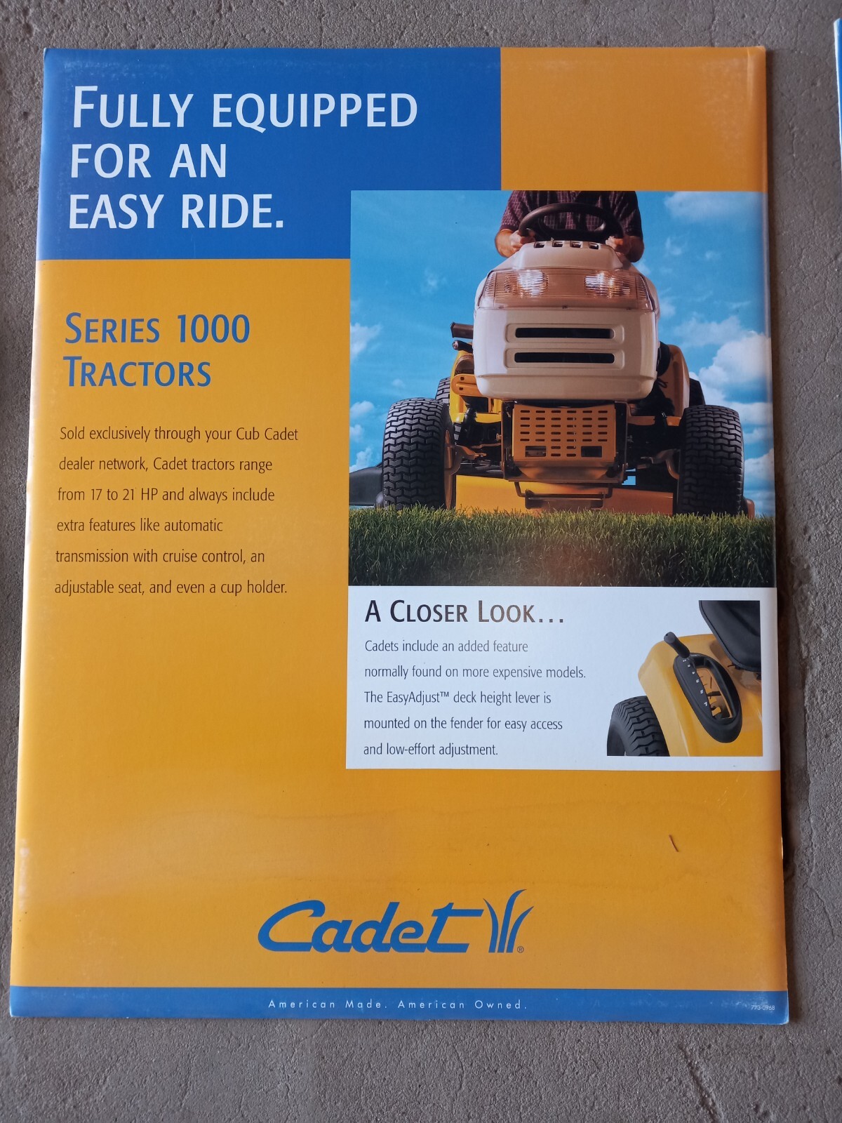 Cub Cadet The Big Event Banner and Cub Cadet Spec Posters