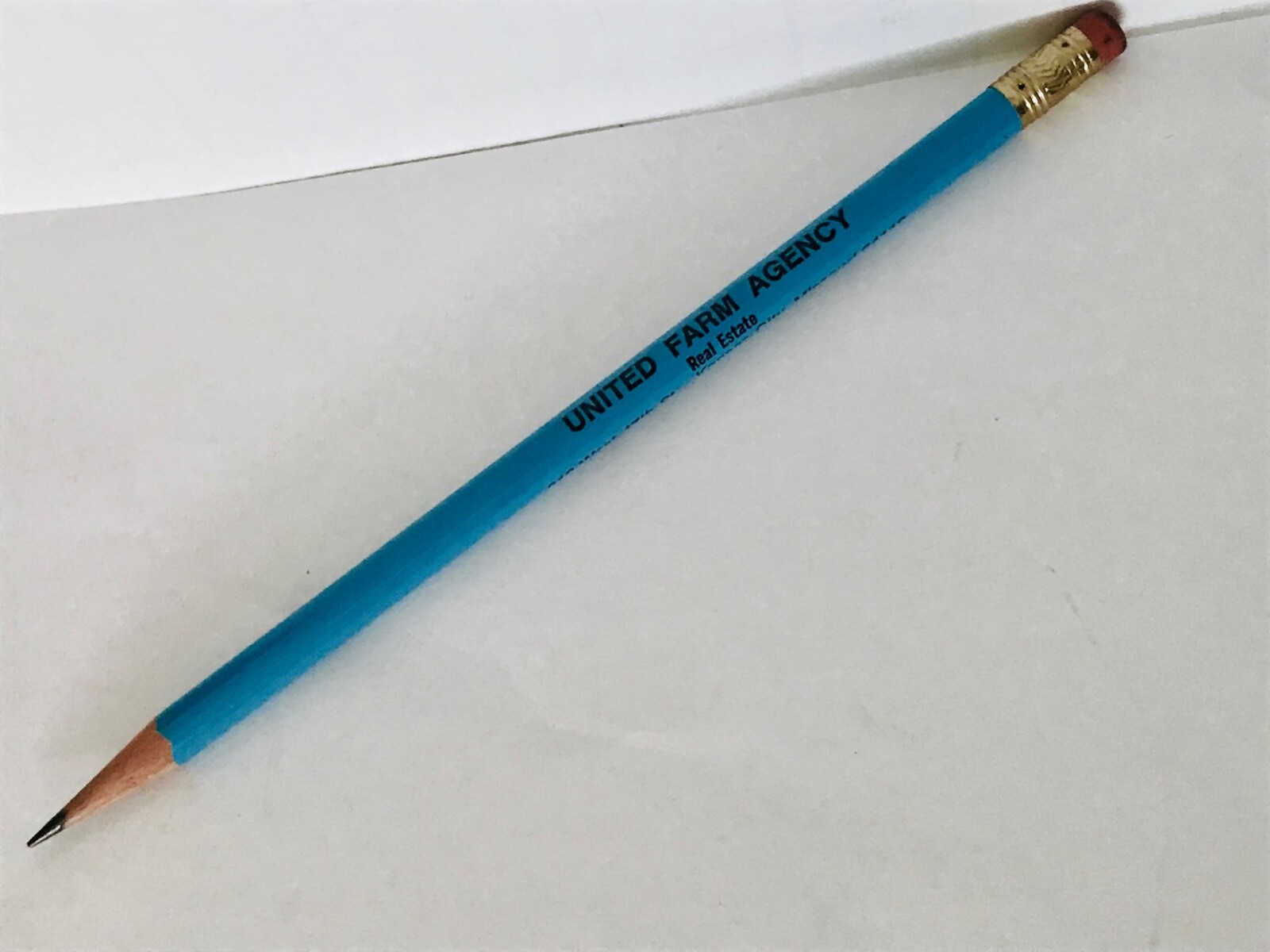 Vtg United Farm Agency Real Estate Kansas City MO Farms Ranches Sales Ad Pencil