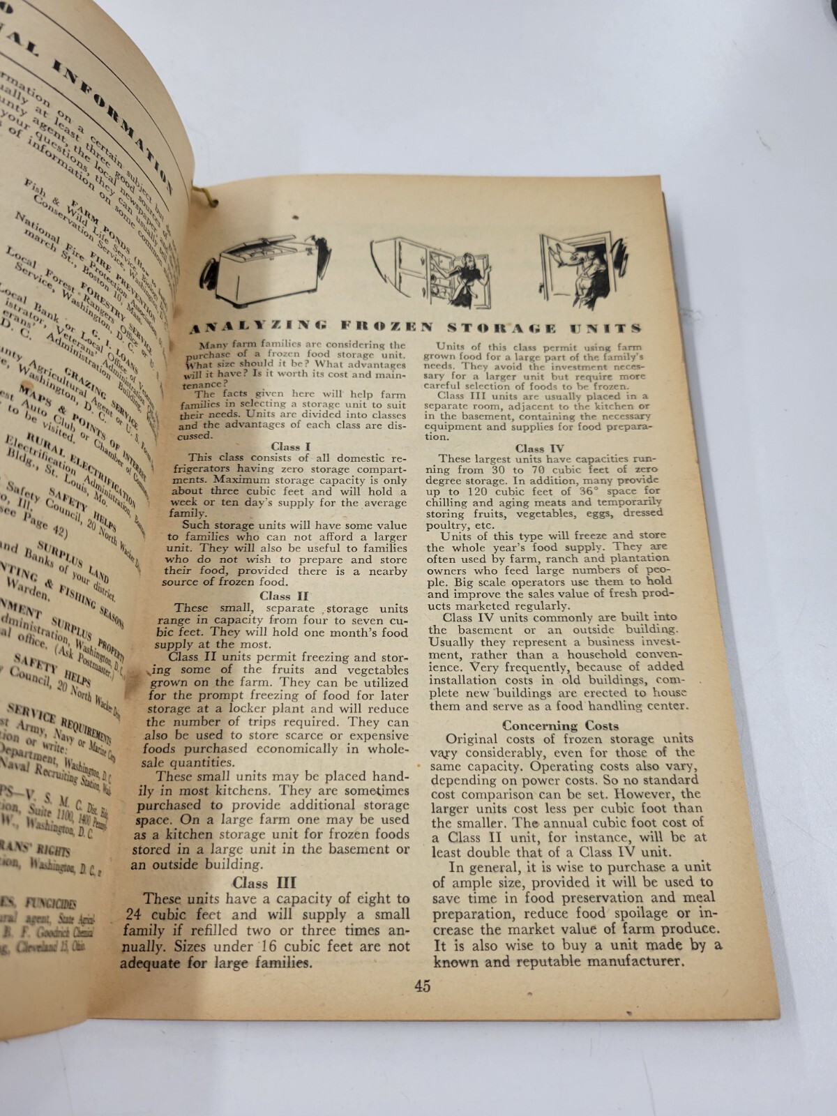 Vintage B. F. Goodrich Farmers Handbook And Almanac 1949 BF Goodrich 