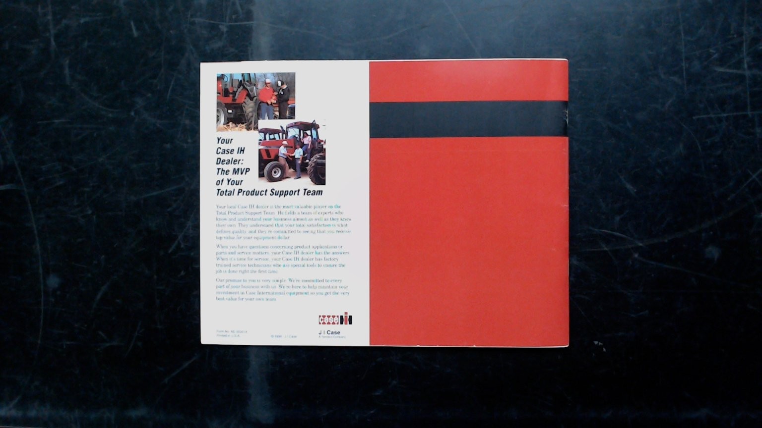 Case International 1994 Agriculture Brochure Buyer’s Guide Vintage
