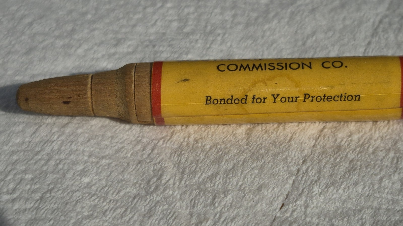 “SWIFT & HENRY Live Stock South St. Joseph Mo. Commission Co.”WOOD Bullet Pencil