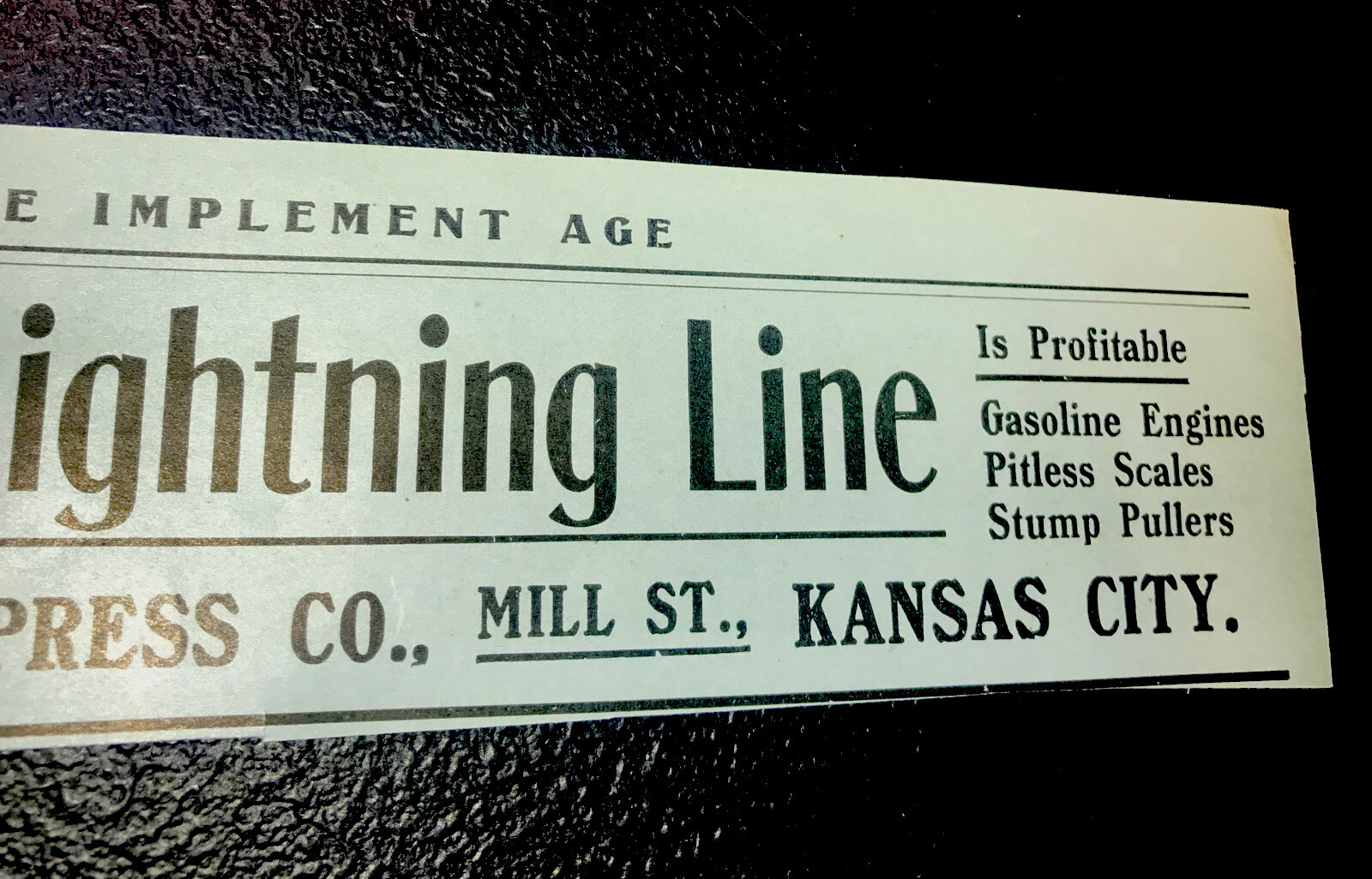 1907 Kansas City Hay Press Co Farm Advertising