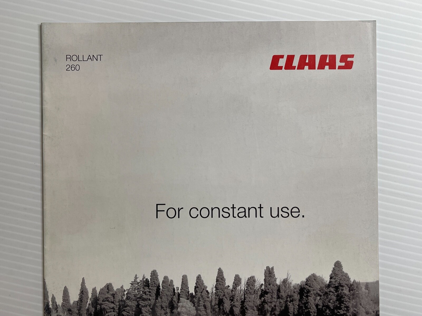 CLAAS Rollant 260 Round Baler Sales Brochure *2008* (Showroom Sales Book)