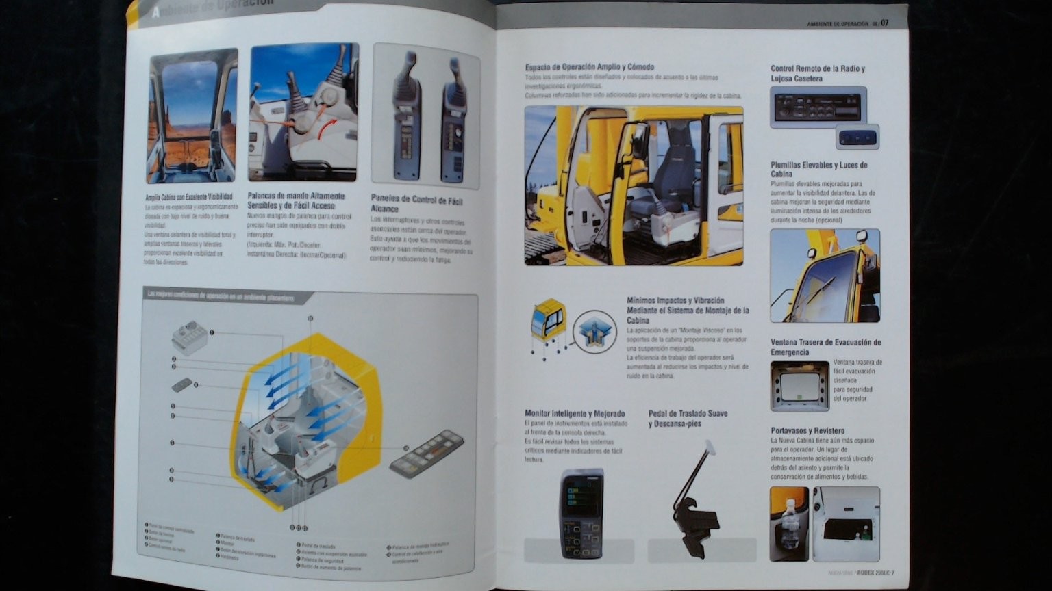 Hyundai Excavator Brochure 290LC-7 290NLC-7 Nueva Serie 7 2004