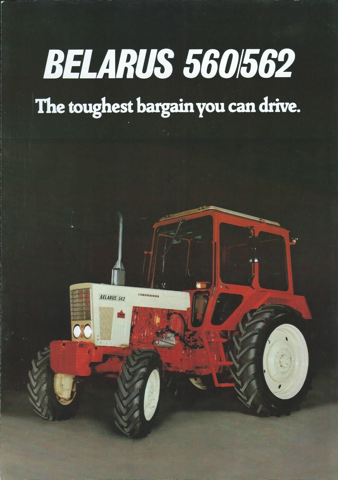 Farm Tractor Brochure – Belarus – 560 562 – c1980’s (F7199)