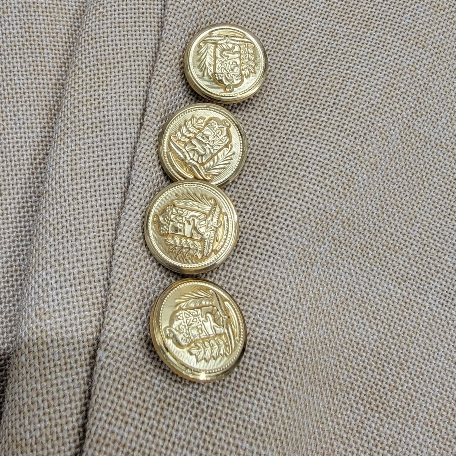 Vtg Toro Company Bullion Crest Blazer 42R Foursome Executive Award USA READ