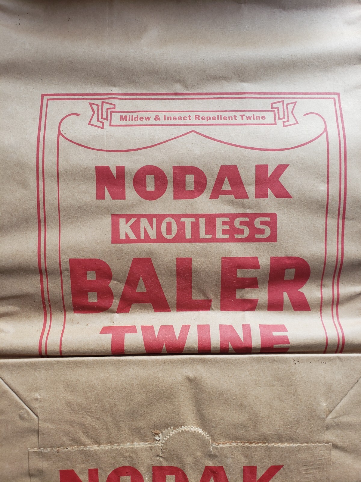 NoDak Knotless Baler Twine Bag Twine Manufactured at State Penitentiary