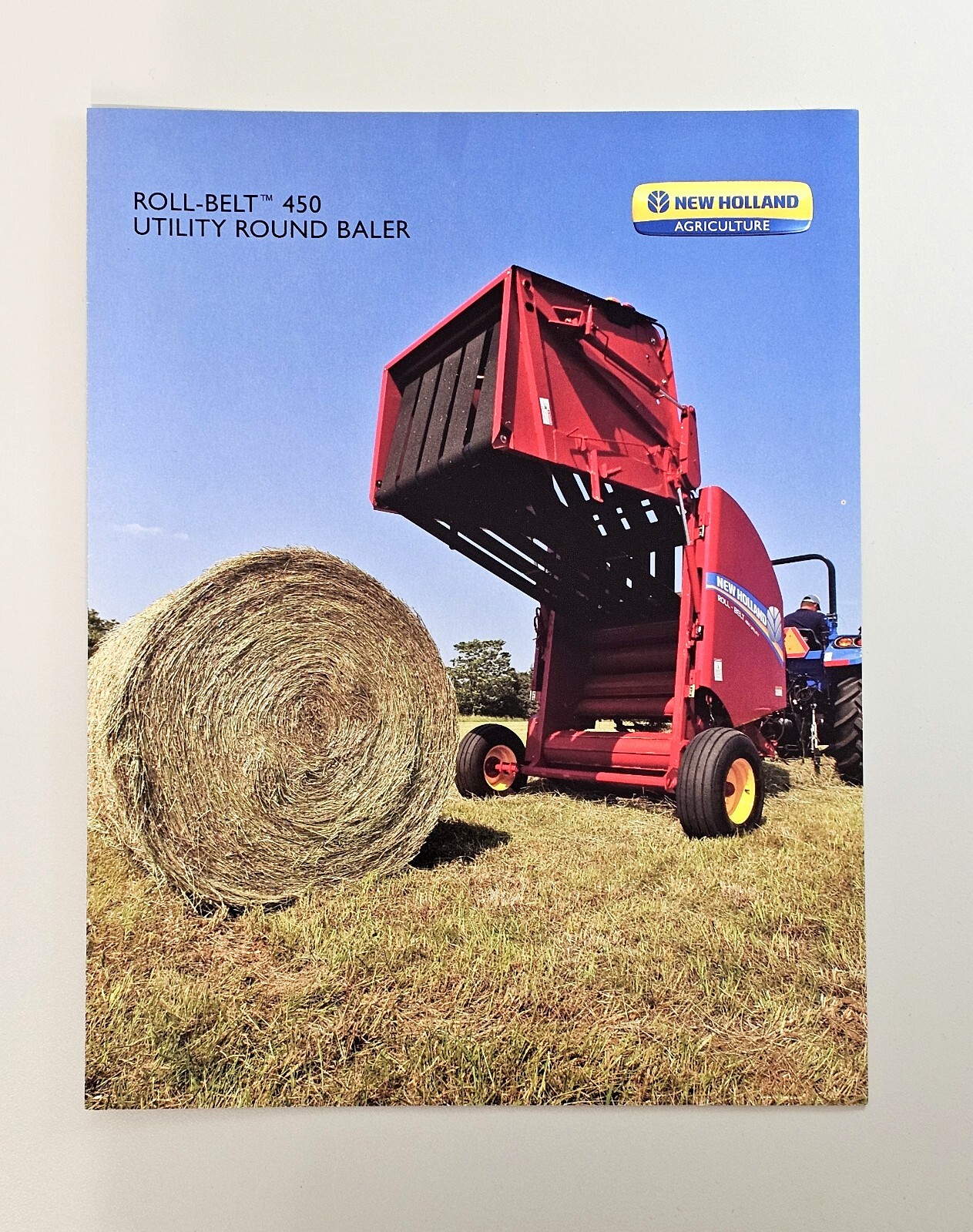 New Holland Roll-Belt™ 450 Utility Round Baler Sales Brochure Catalog 2011