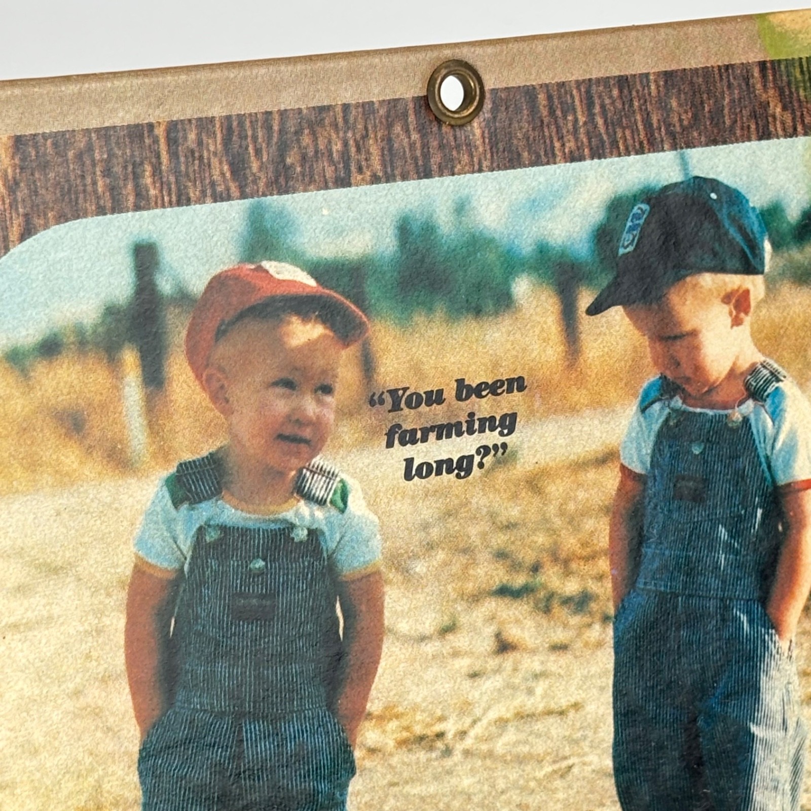 Vintage “You Been Farming Long?” Farm Country Kids 1989 Calendar John Thompson