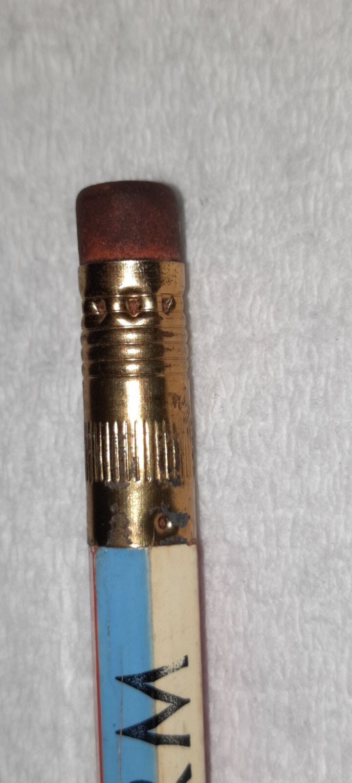 LONG FERRULE”Swiss Bell Farm*Reg. Swiss Brown Cattle*Roanoke, ILL”Unused Pencil