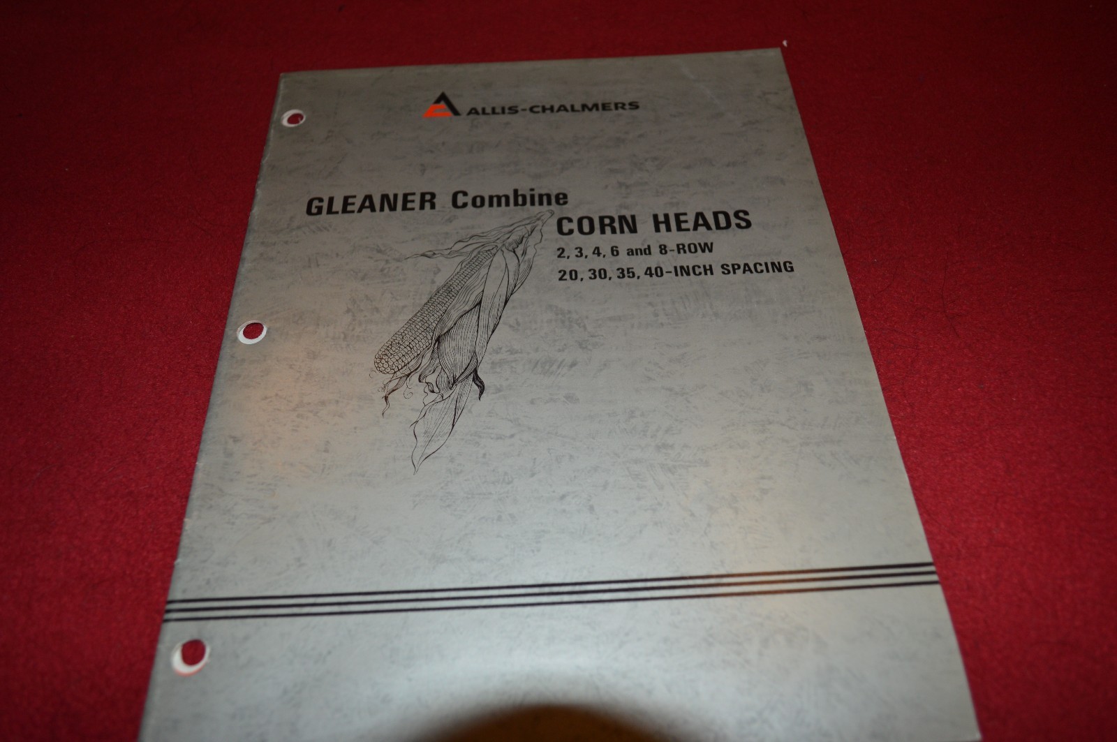 Allis Chalmers Corn Heads for Combine Dealer’s Brochure DCPA