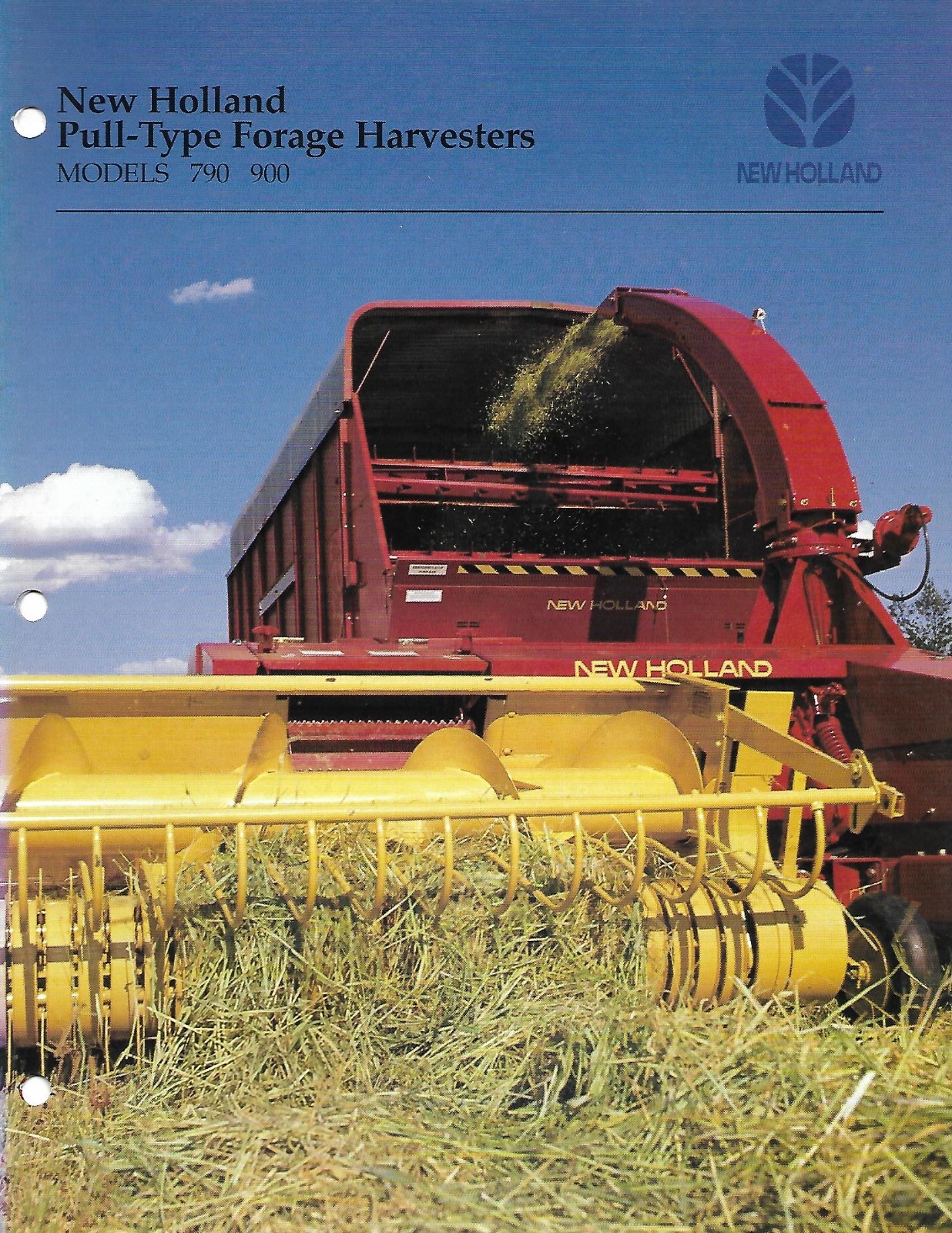 Farm Equipment Brochure – New Holland – 790 900 Forage Harvester – 1996 (F9404)