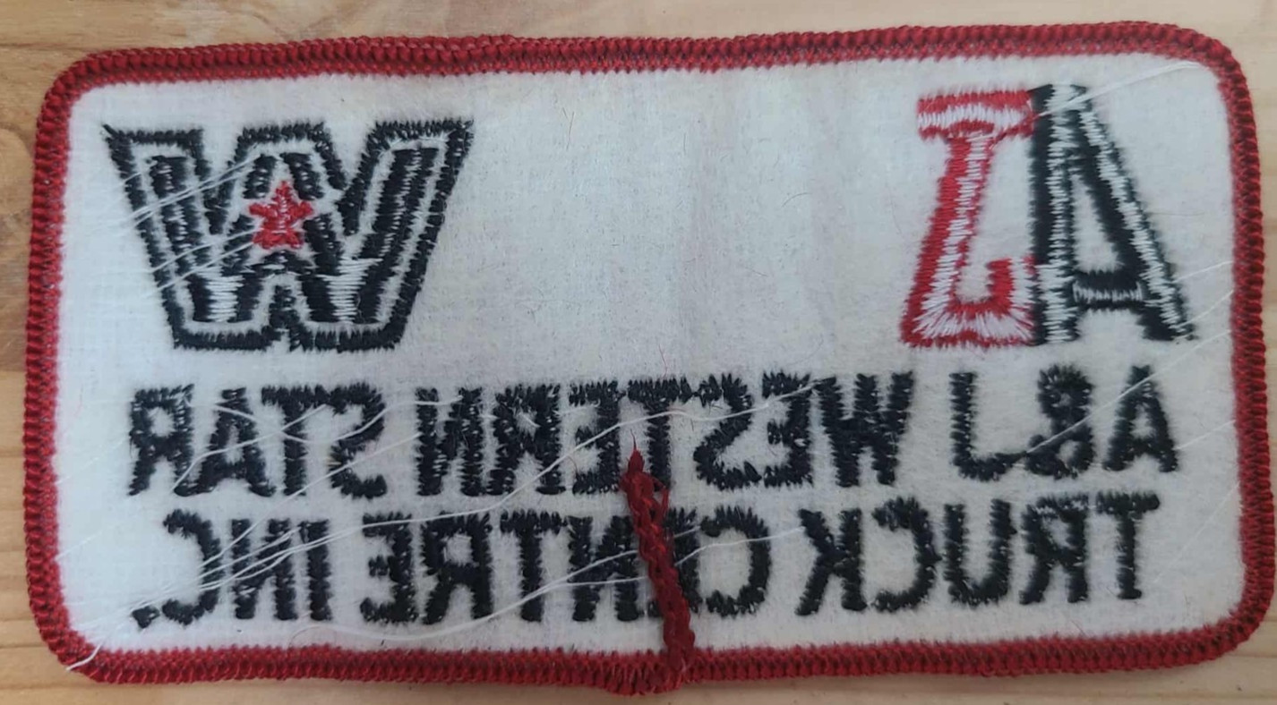 “A&J Western Star Truck Centre Inc. Embroidered Patch – Vintage Trucker Badge”