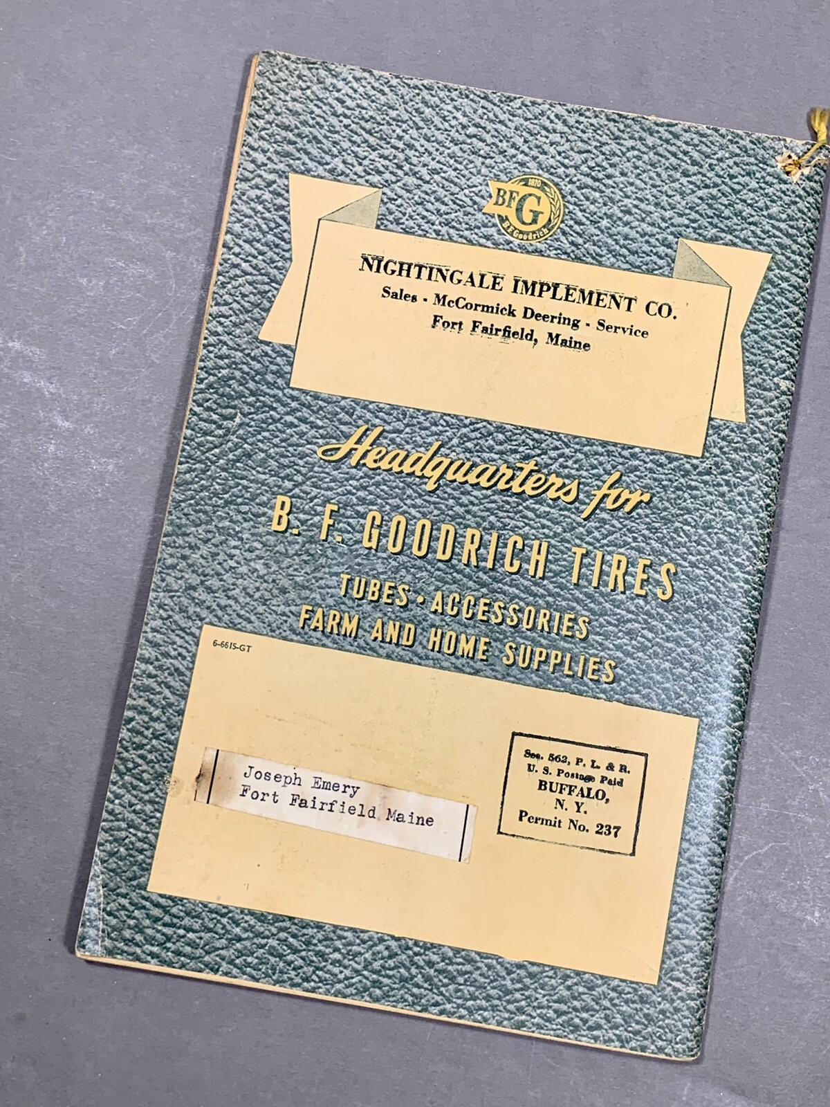 Vintage 1947 B. F. Goodrich Farmer’s Handbook & Almanac