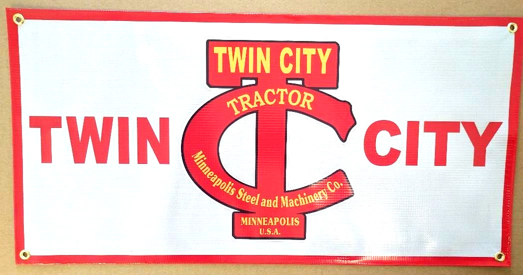 TWIN CITY TRCTOR BANNER- 24″ X 12″