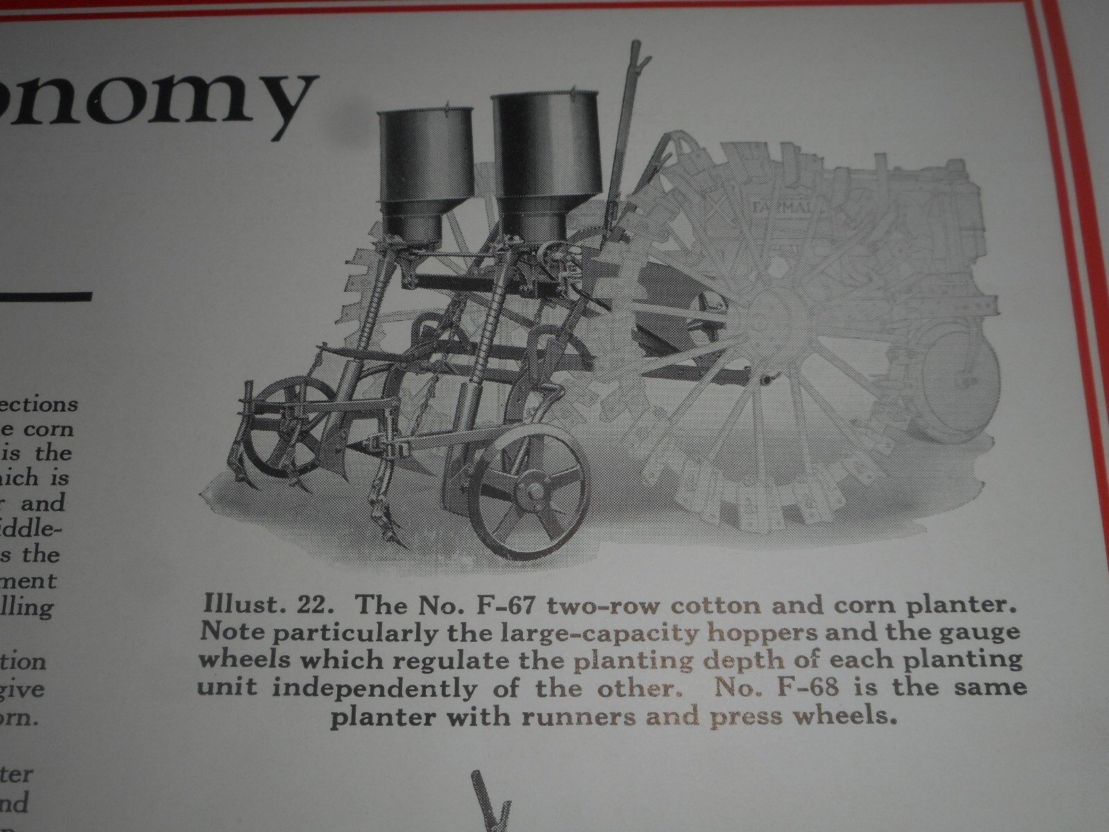 IH McCormick Deering Farmall 12 Tractor Salesman Dealer Window Brochure c.1930