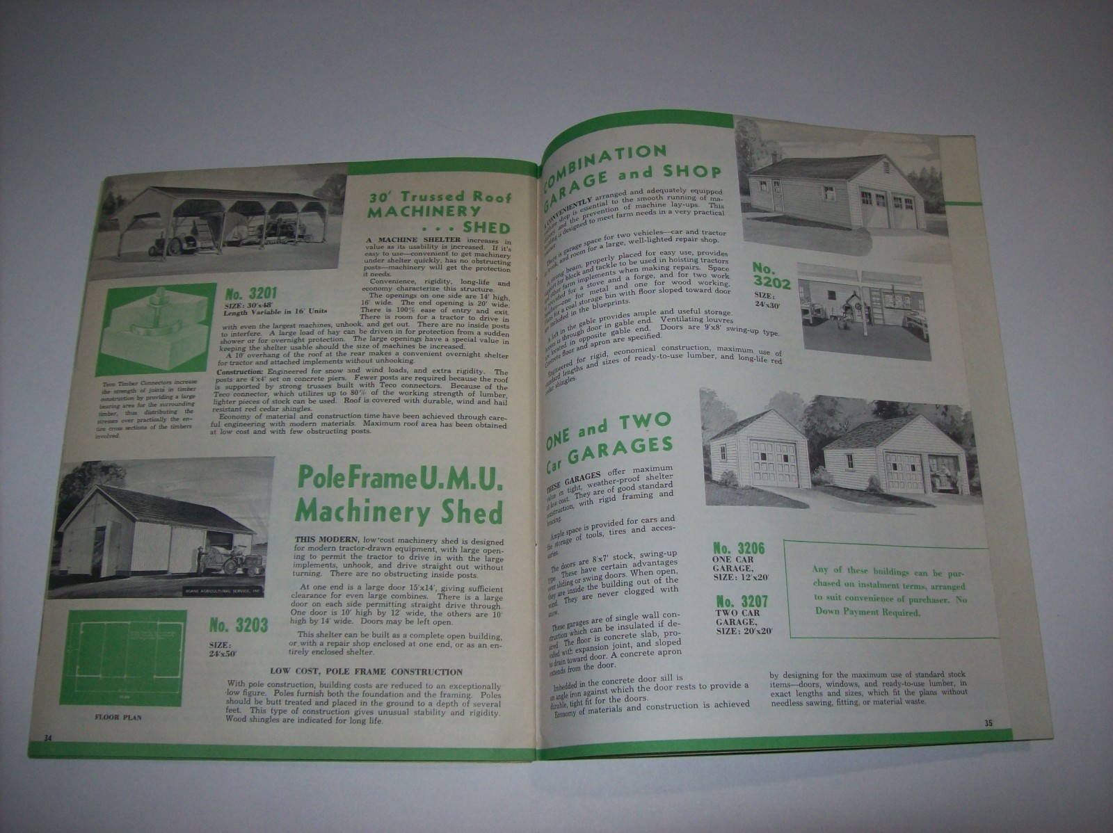 Vintage Weyerhaeuser 1949 Farm Building Service Catalog: Barns Stands Sheds, x