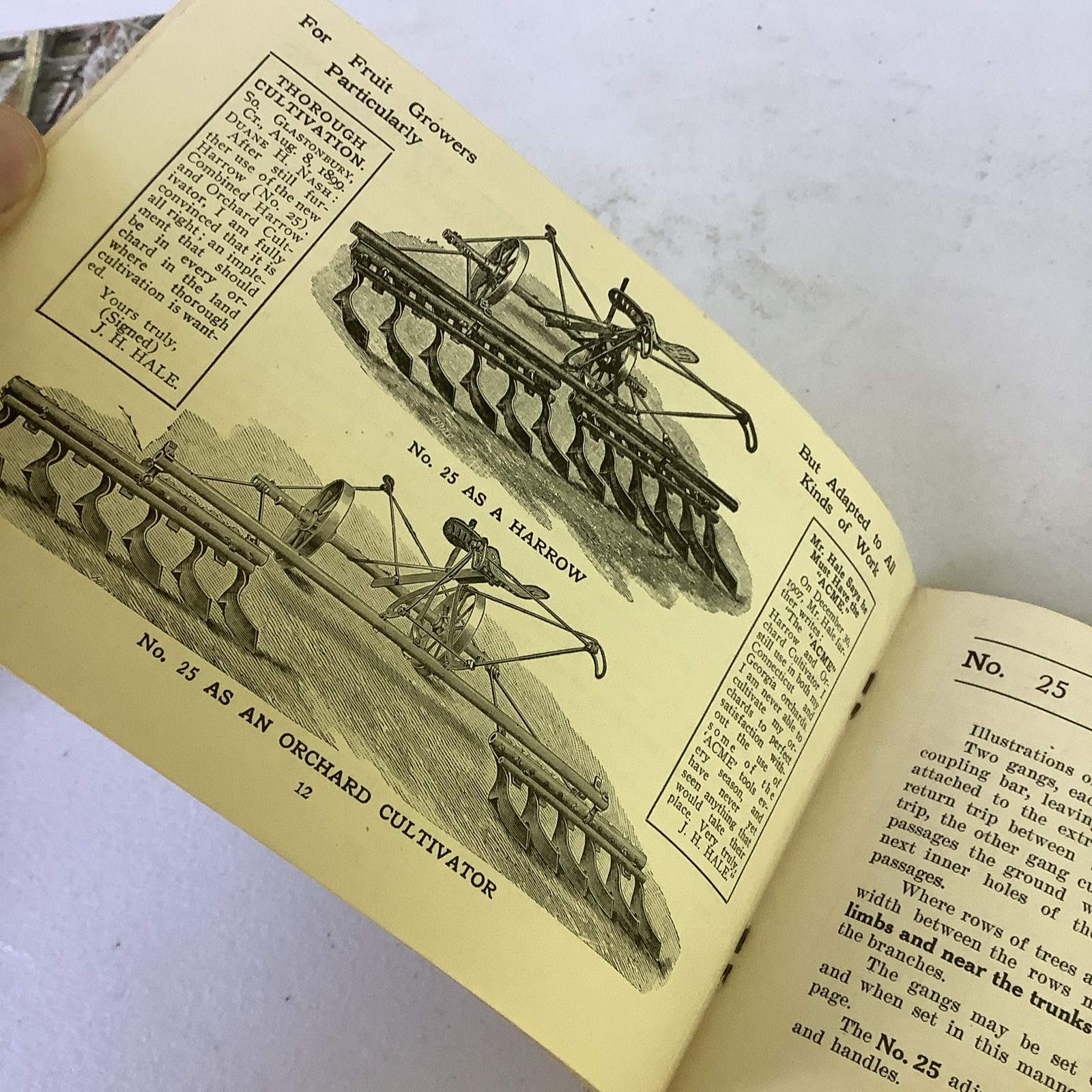 Acme Pulverizing Harrow Millington NJ Vintage Brochure Catalog Farm Equipment