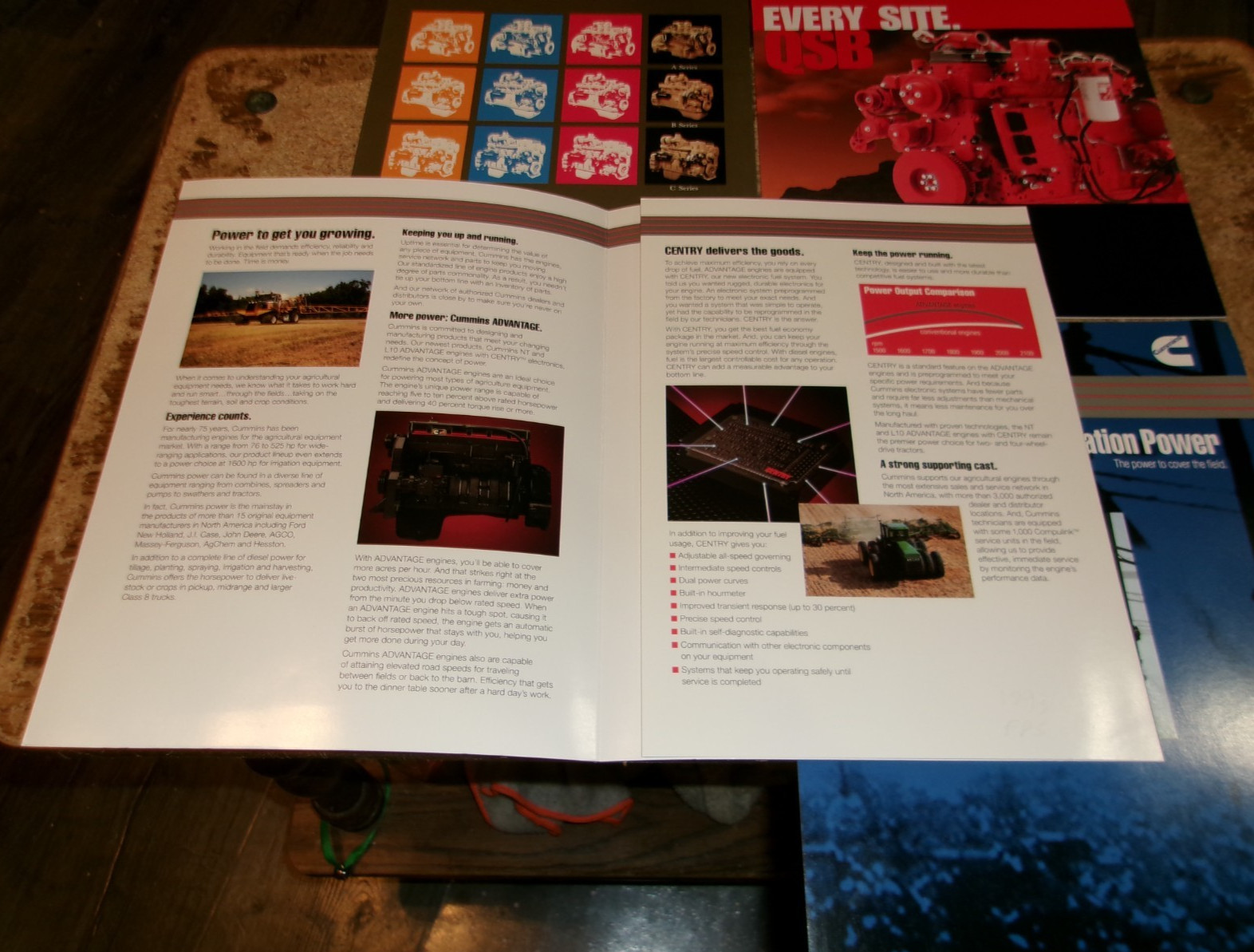 4-lot 1990’s cummins engine brochures in nice shape used