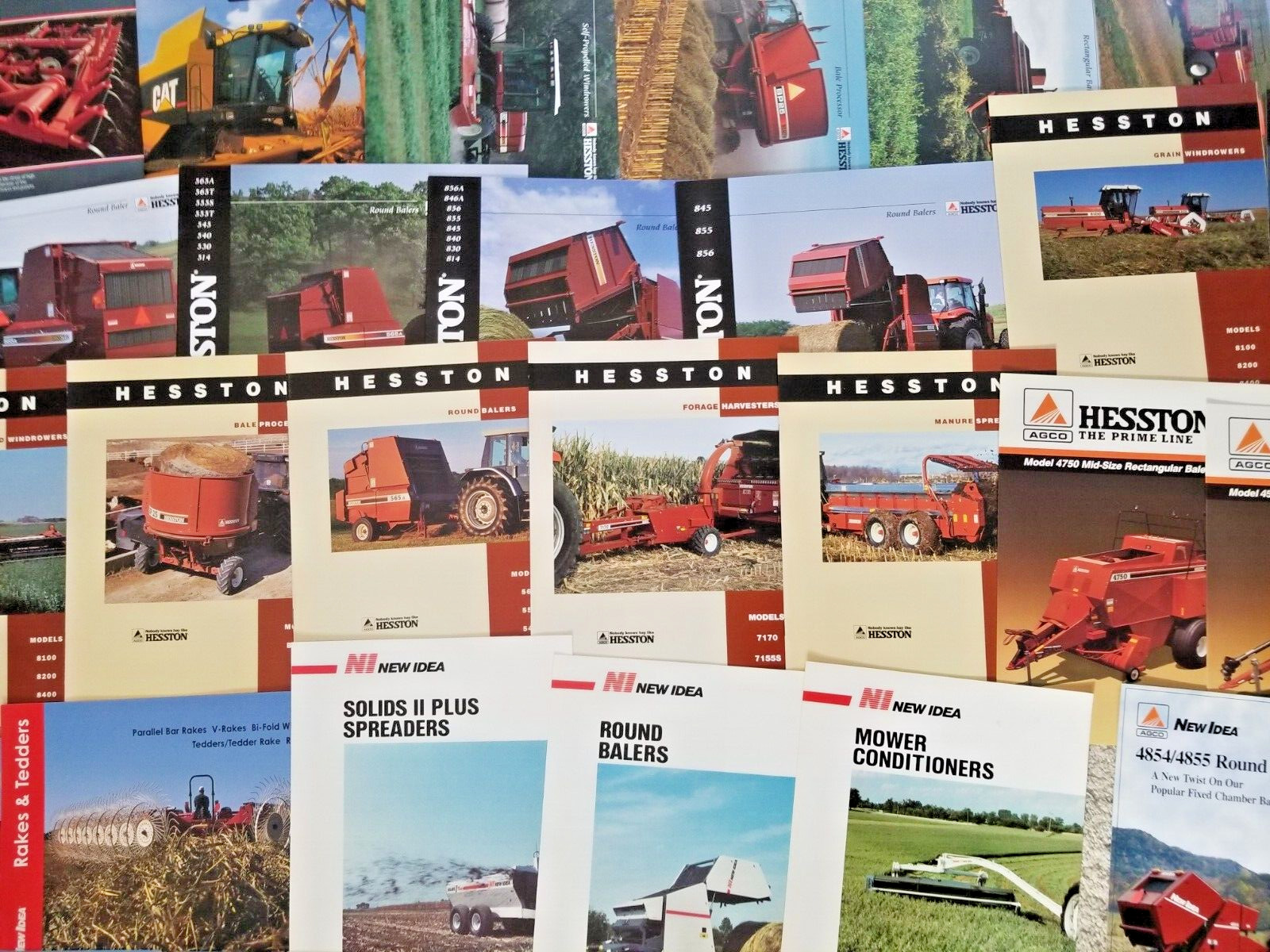 10 Pounds Of Tractor and Implement Brochures/Spec Sheets – 150+ 1980’s and Up