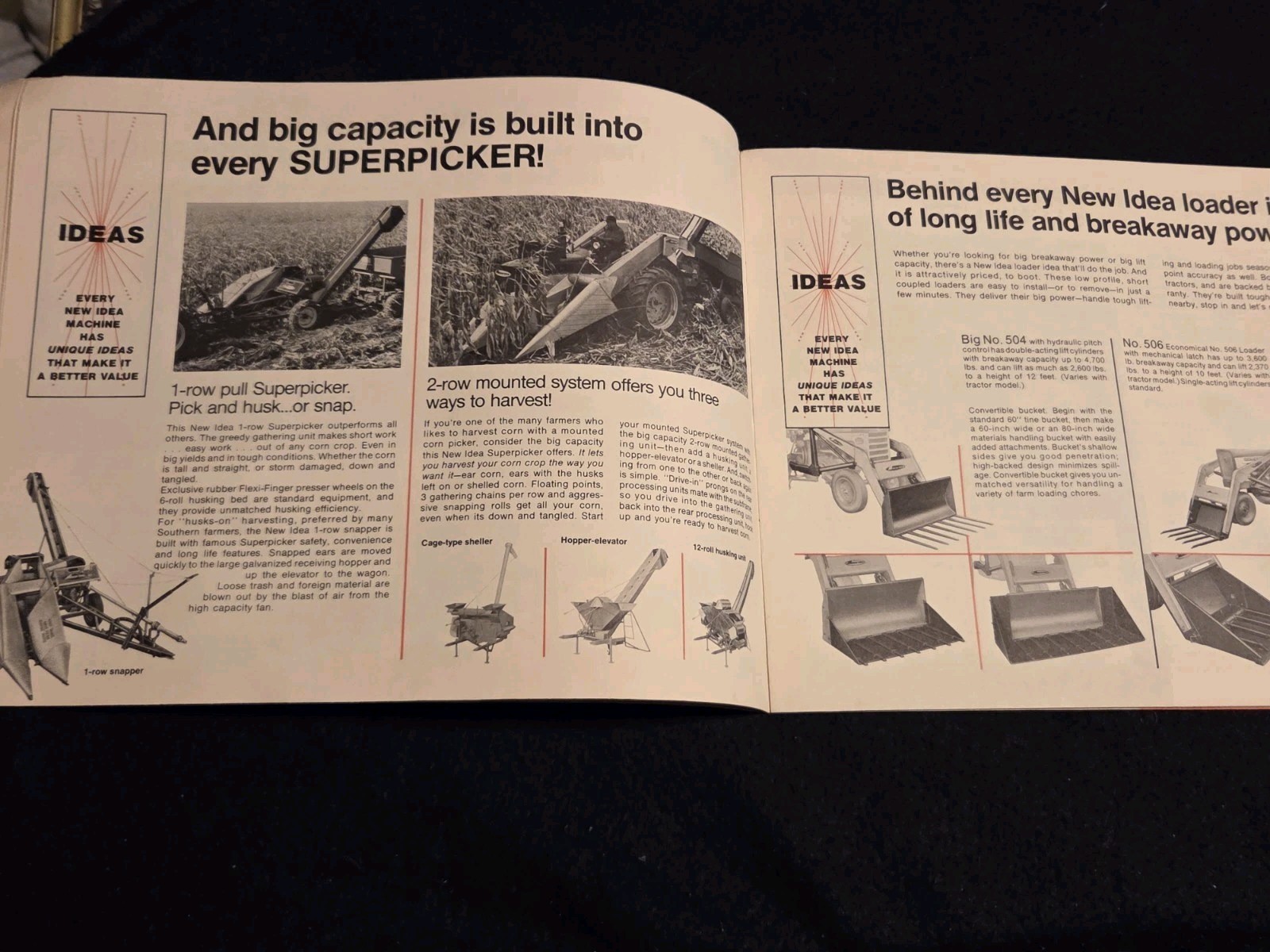 1972 New Idea Equipment Brochure Uni-System Superpicker Madison South Dakota