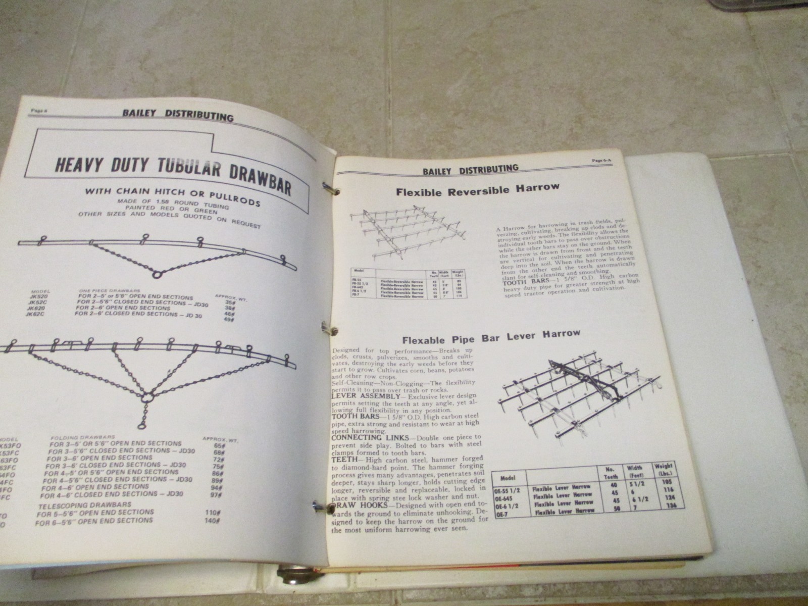 VtG Farm Supply Catalog Bailey Distributing Tractor Implements Hay Brochures