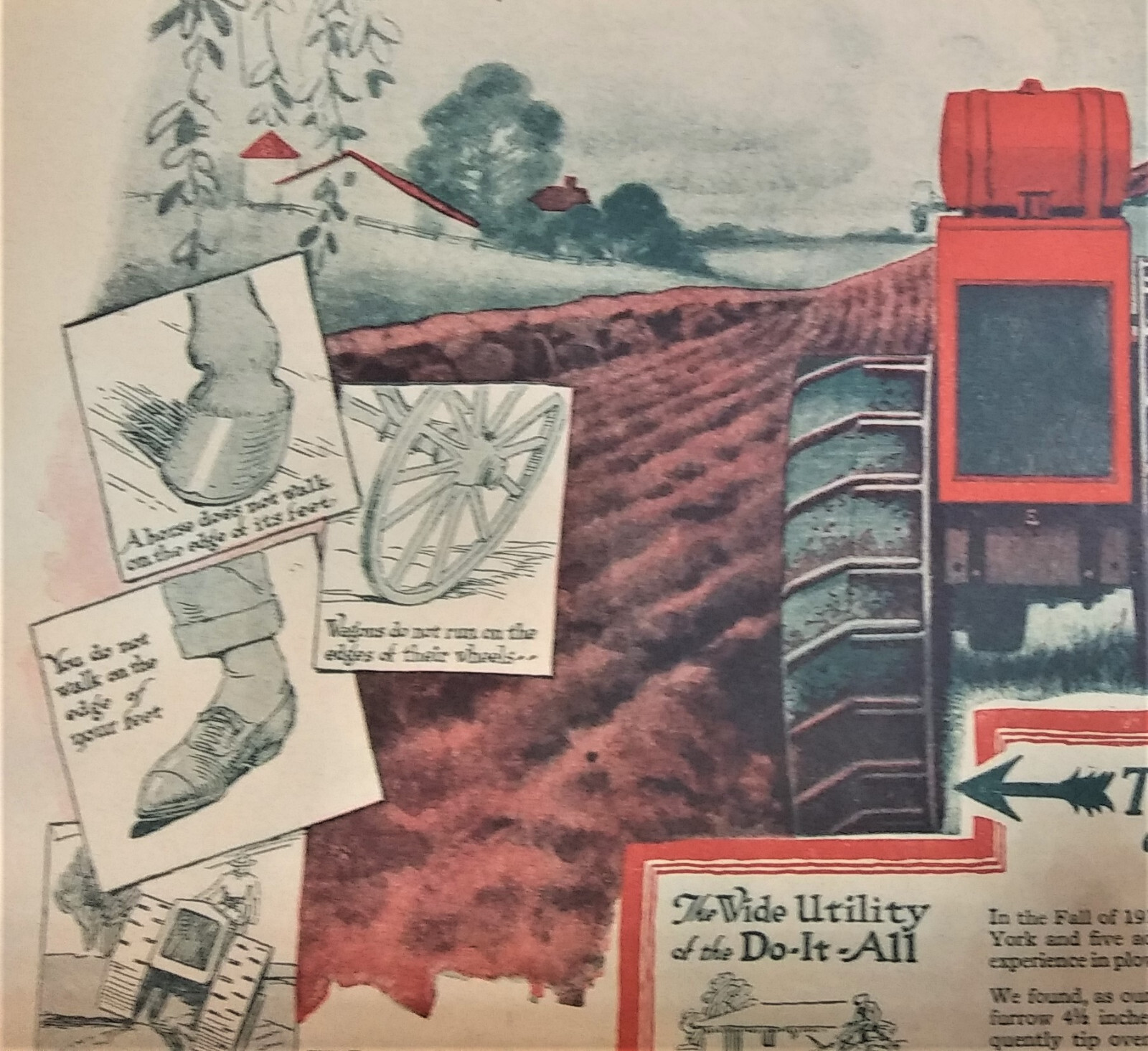 1921 Do It All Tractor Ad, Vintage, Consolidated Gasoline Engine Co.