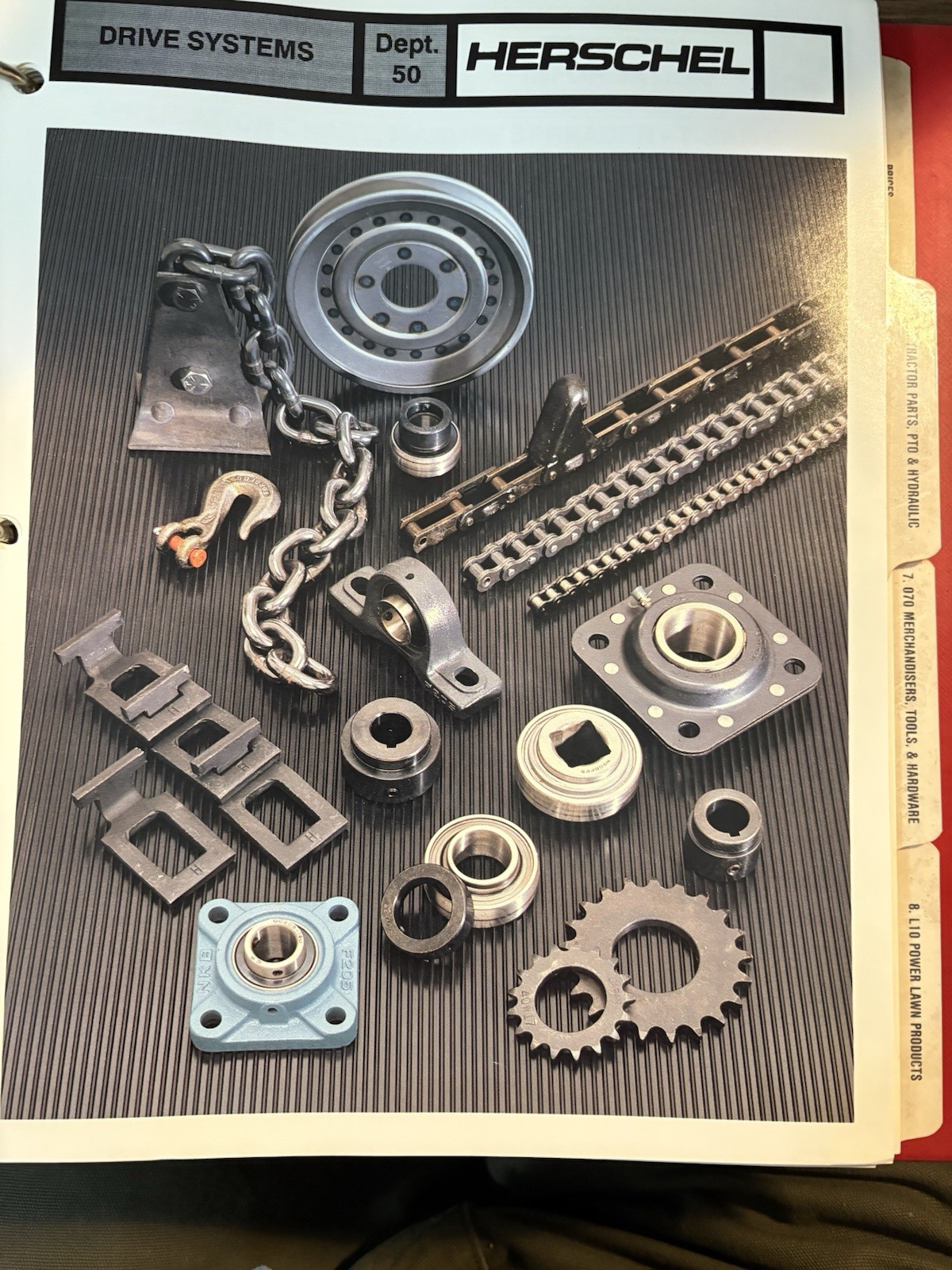 Vintage Herschel Farm Equipment Parts Power Lawn Products Catalog Manual 1973
