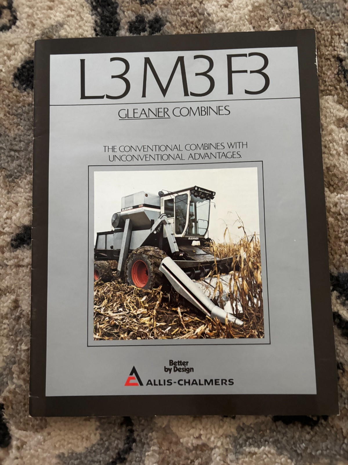 Allis Chalmers L3 M3 F3 Combine For 1984 Brochure DCPA26