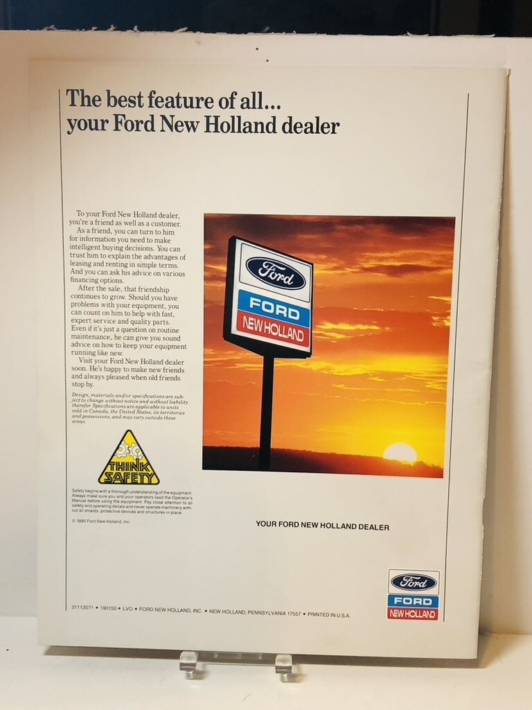1996 New Holland 16 to 47 PTO HP Compact Diesel Tractors 1215 – 3415 Brochure