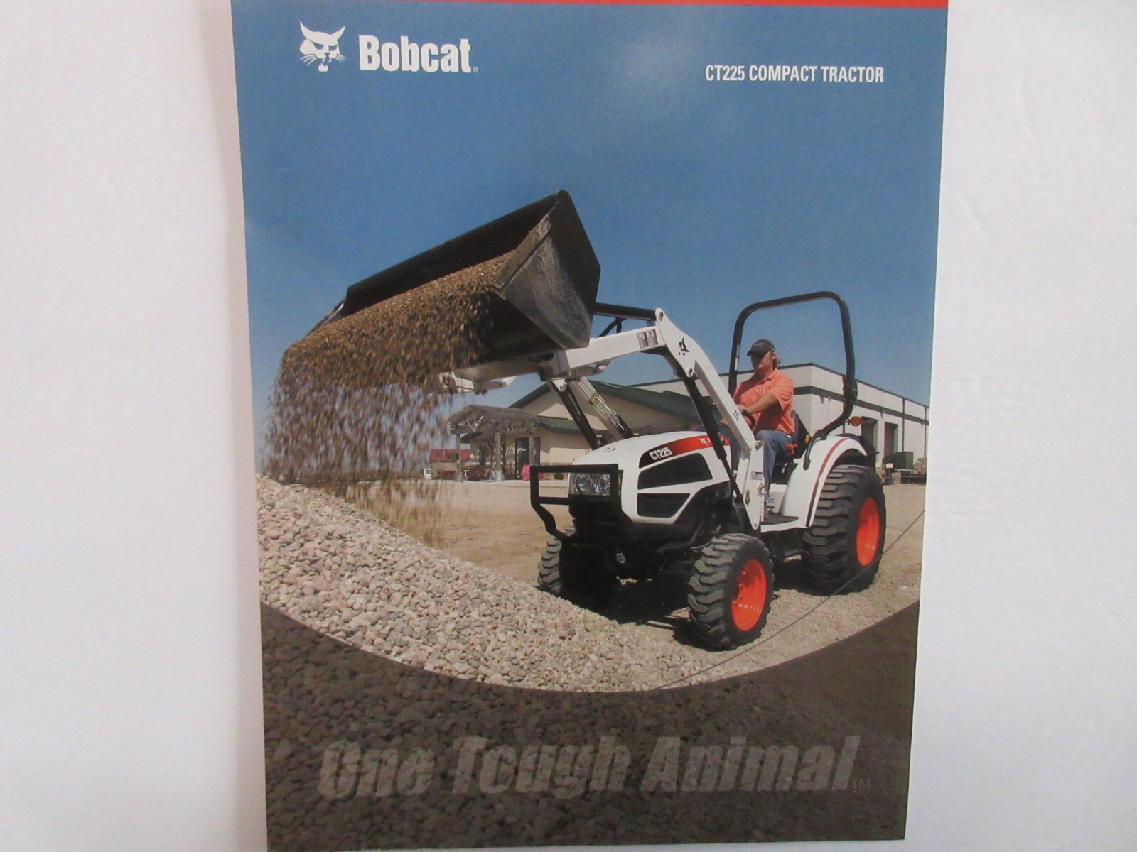 Bobcat CT225 Compact Tractor Brochure 2 Page Good Condition
