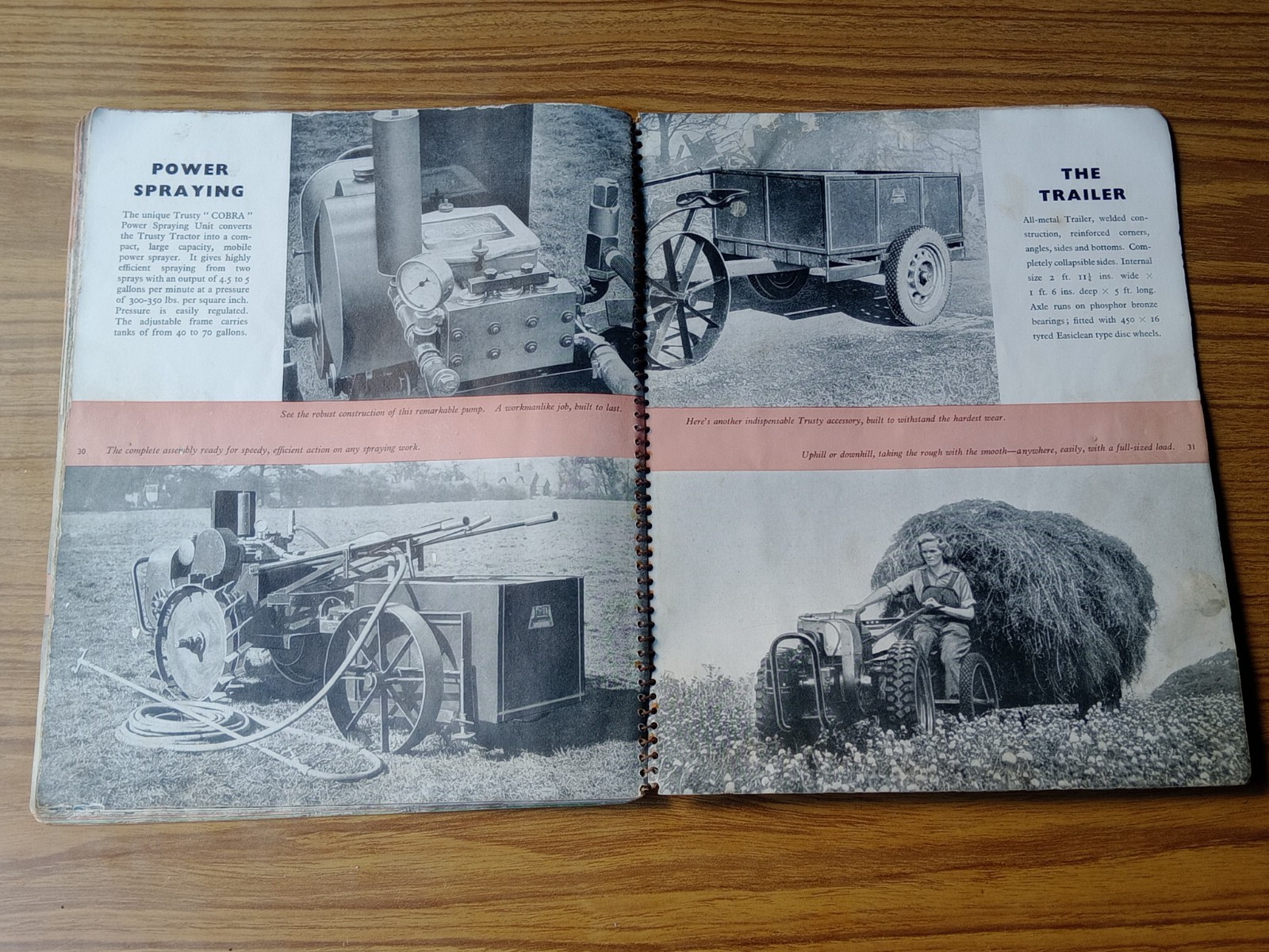 ANTIQUE CATALOG TRACTORS LONDON LTD TRUSTY FOR POWER VERSATITITY FARM EQUIPMENT