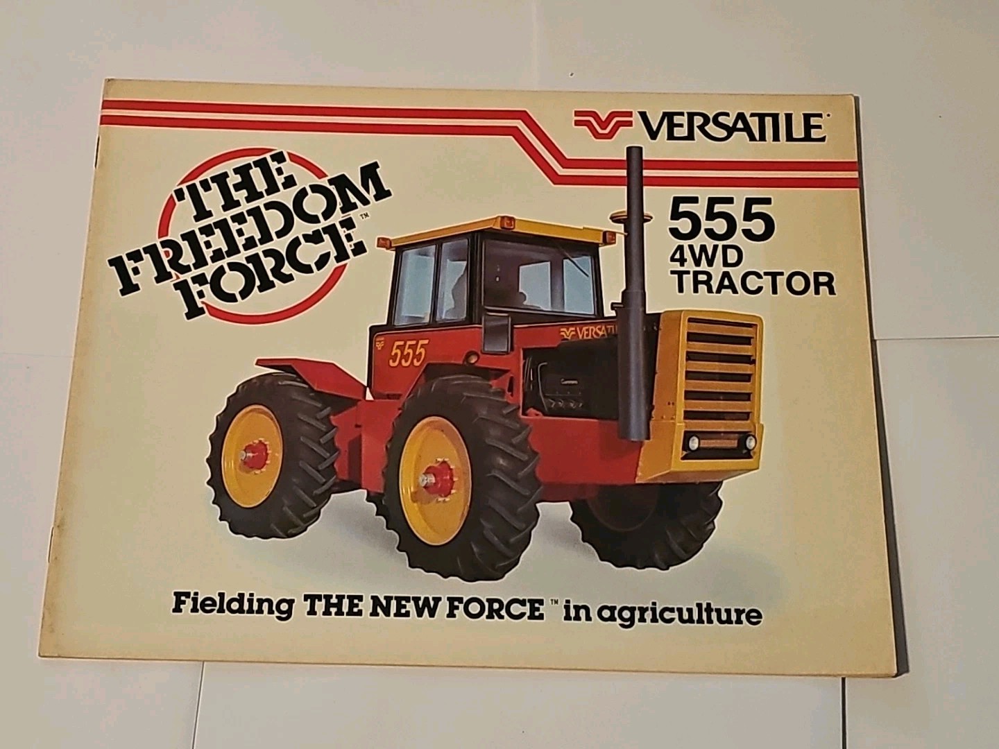 Versatile 555 4WD Tractor Color Sales Brochure Complete