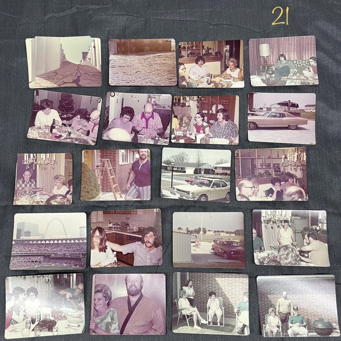 Vintage Photograph Master Mix Feeds Company Employees Family Silo Spill (#21)